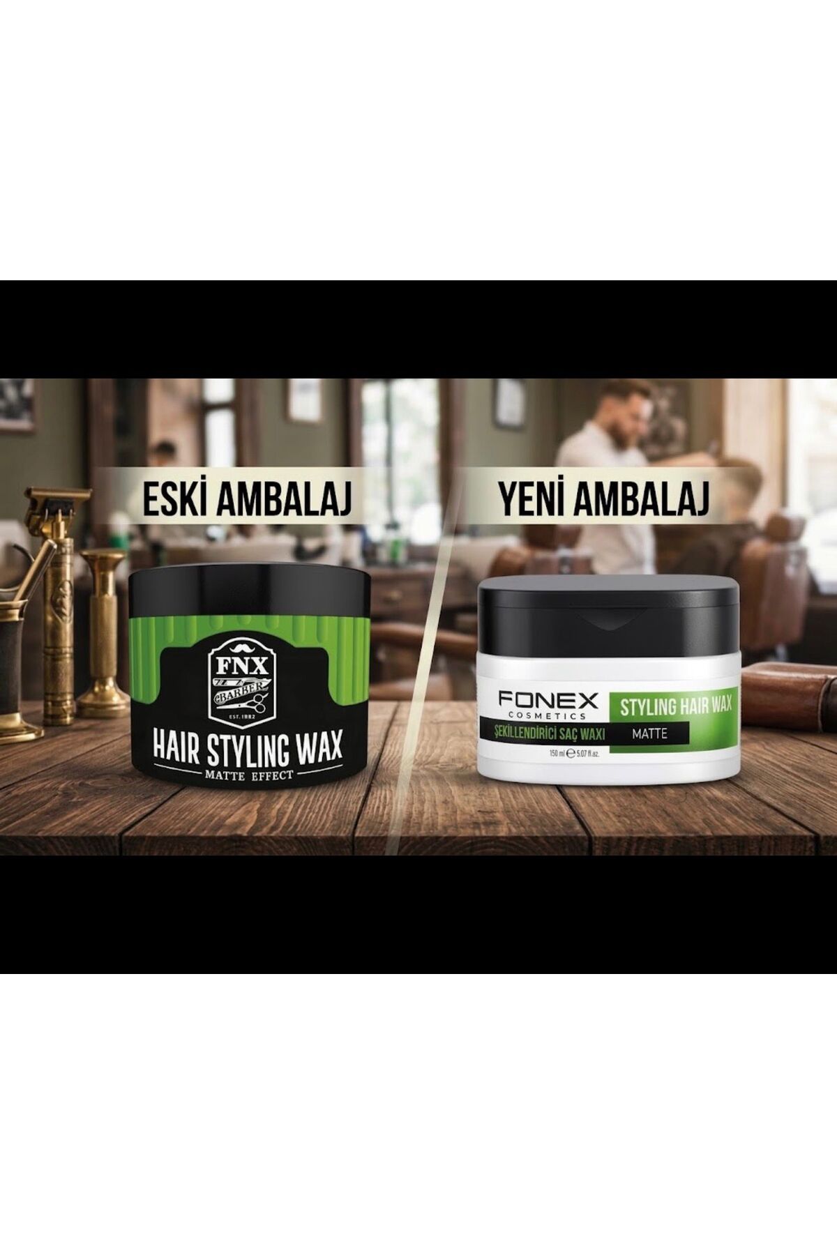 Fonex Matte Effect Wax 150 Ml 3 Adet — 5240127958 — تصویر 2 از 5