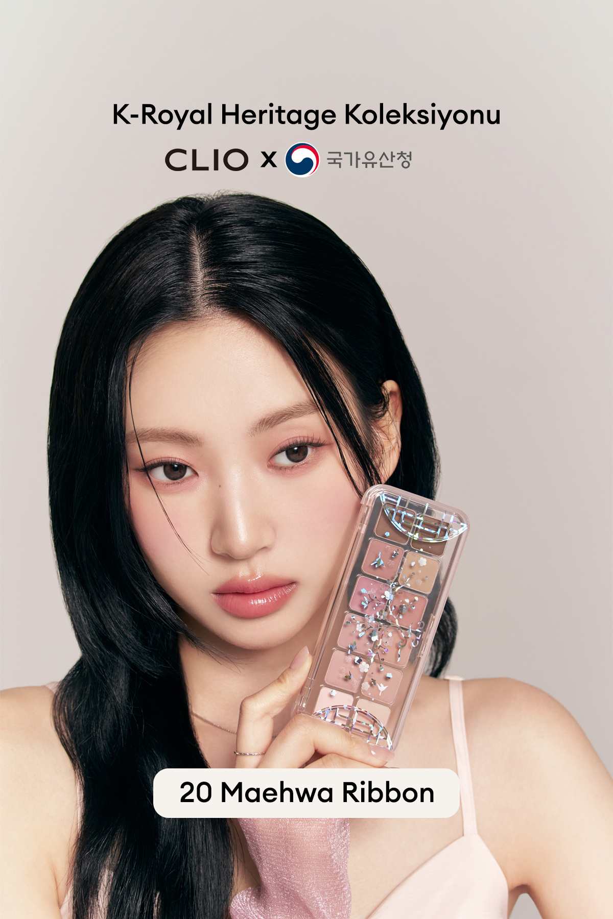 CLIO Hafif Dokulu Yoğun Renklere Sahip Göz Farı Paleti Pro Eye Palette Air (20 Maehwa Ribbon) — رنگارنگ 111121