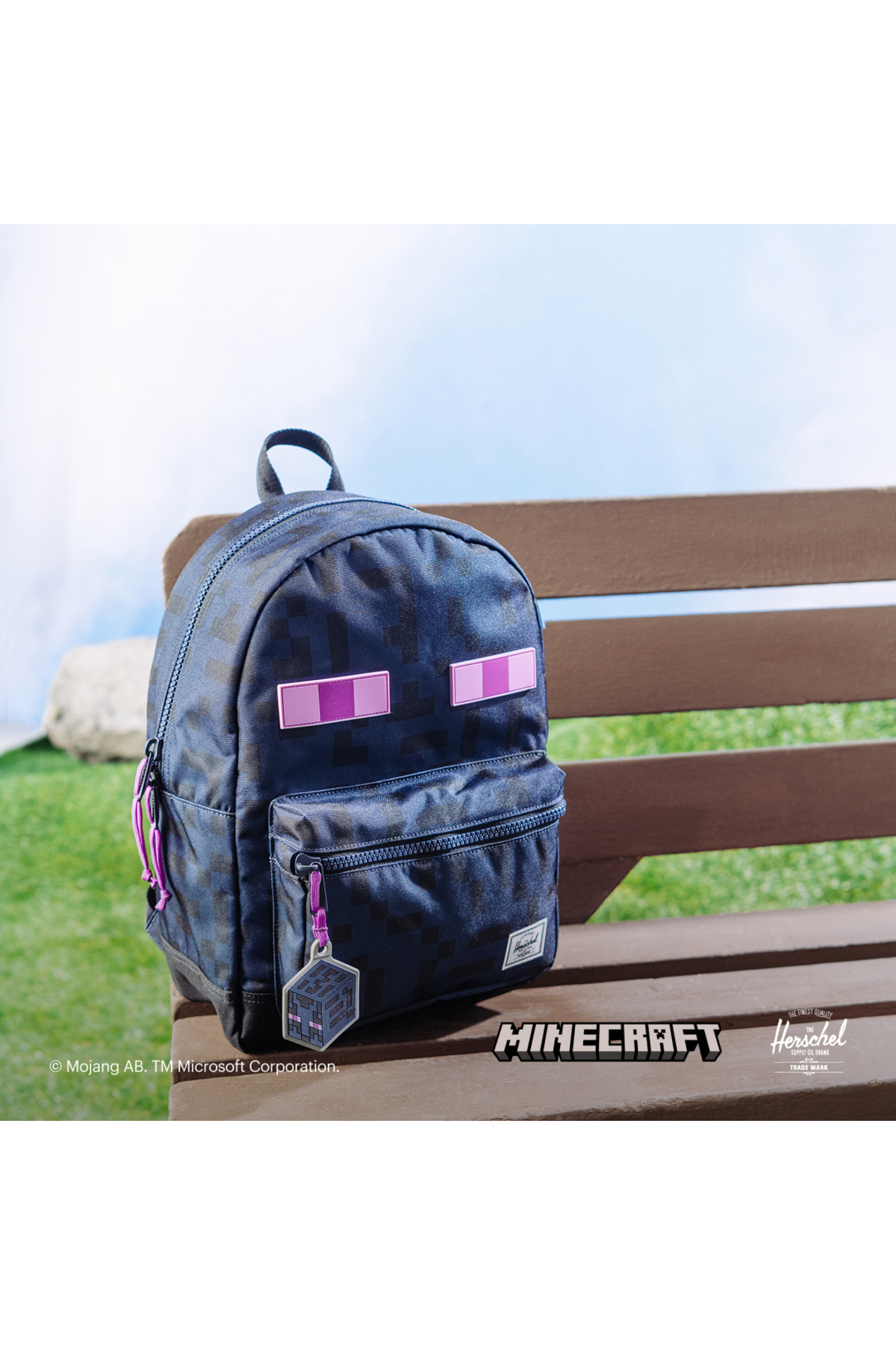 Herschel Supply Co. x Minecraft Heritage™ Genç | Su İtici Kumaş Okul Sırt Çantası, 8 -12 Yaş, 26 L görsel 5