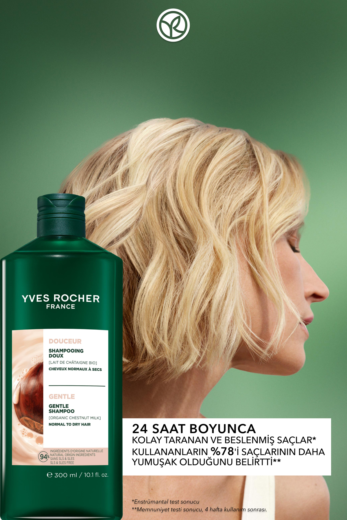 Besleyici Kolay Tarama Şampuanı - Normal Saçlar / Douceur- SLS&SLES içermez & Tuzsuz & Vegan -300ml — 90159 — تصویر 4 از 8