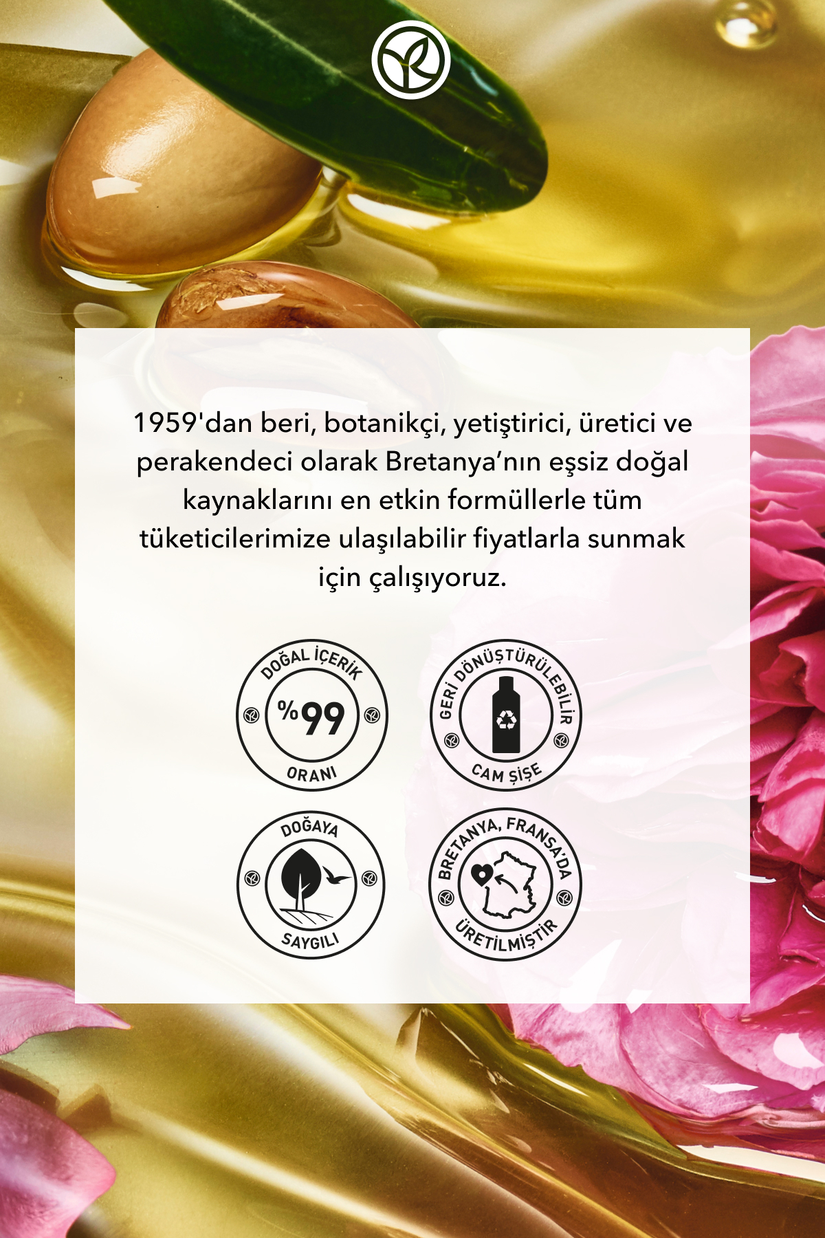Saç ve Vücut Yağı - Nemlendirici Besleyici Oryantal Argan Gül - Vegan-100ml — 57960 — تصویر 6 از 7