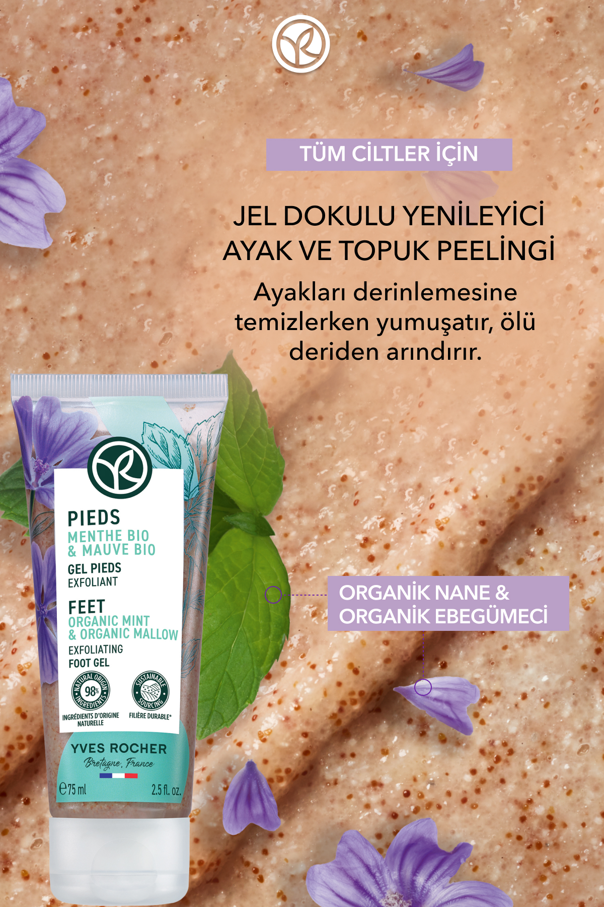 Ayak ve Topuk Peelingi - Yumuşatıcı Yenileyici-75 ml-21116 — تصویر 2 از 8