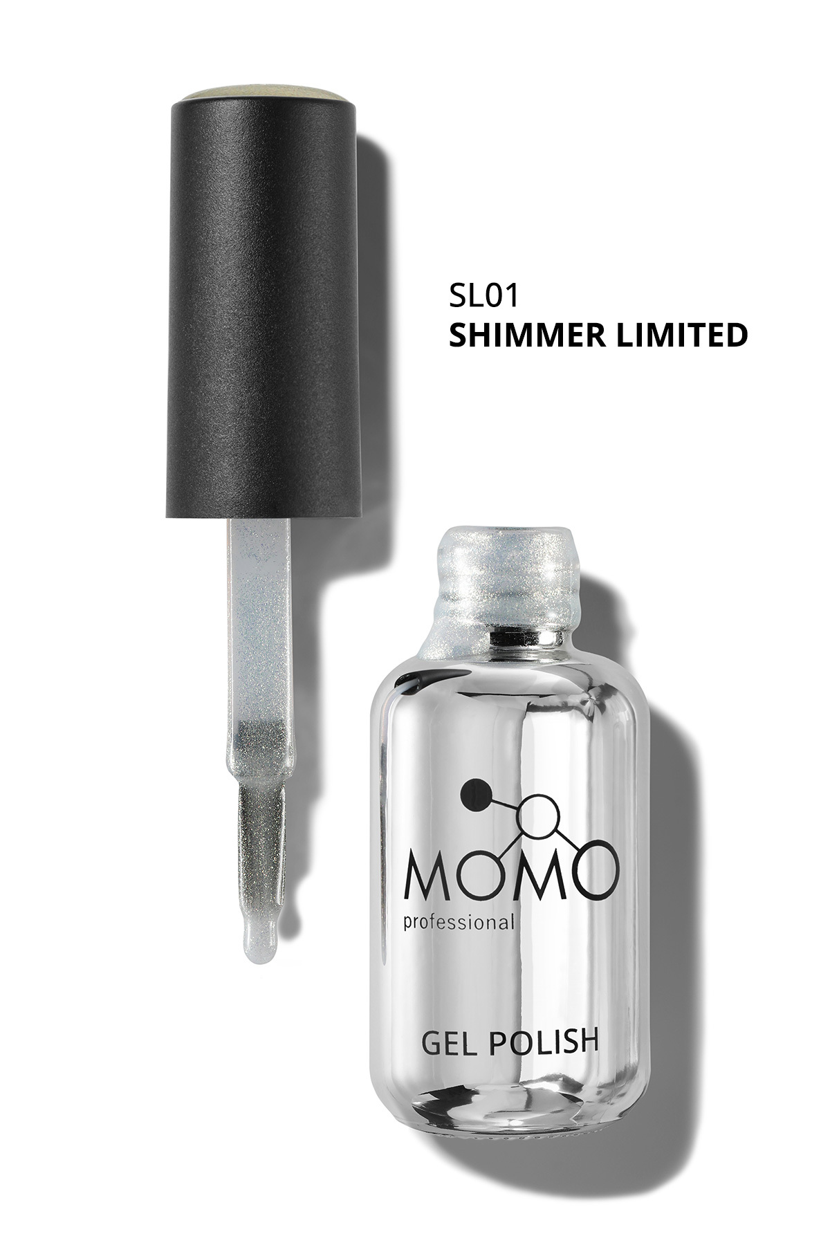 Shimmer Limited Holografik Kalıcı Oje SL01, Rakı Beyazı Altın Simli, 10 ml — خاکی 8860101A01S09SL01 — تصویر 4 از 8