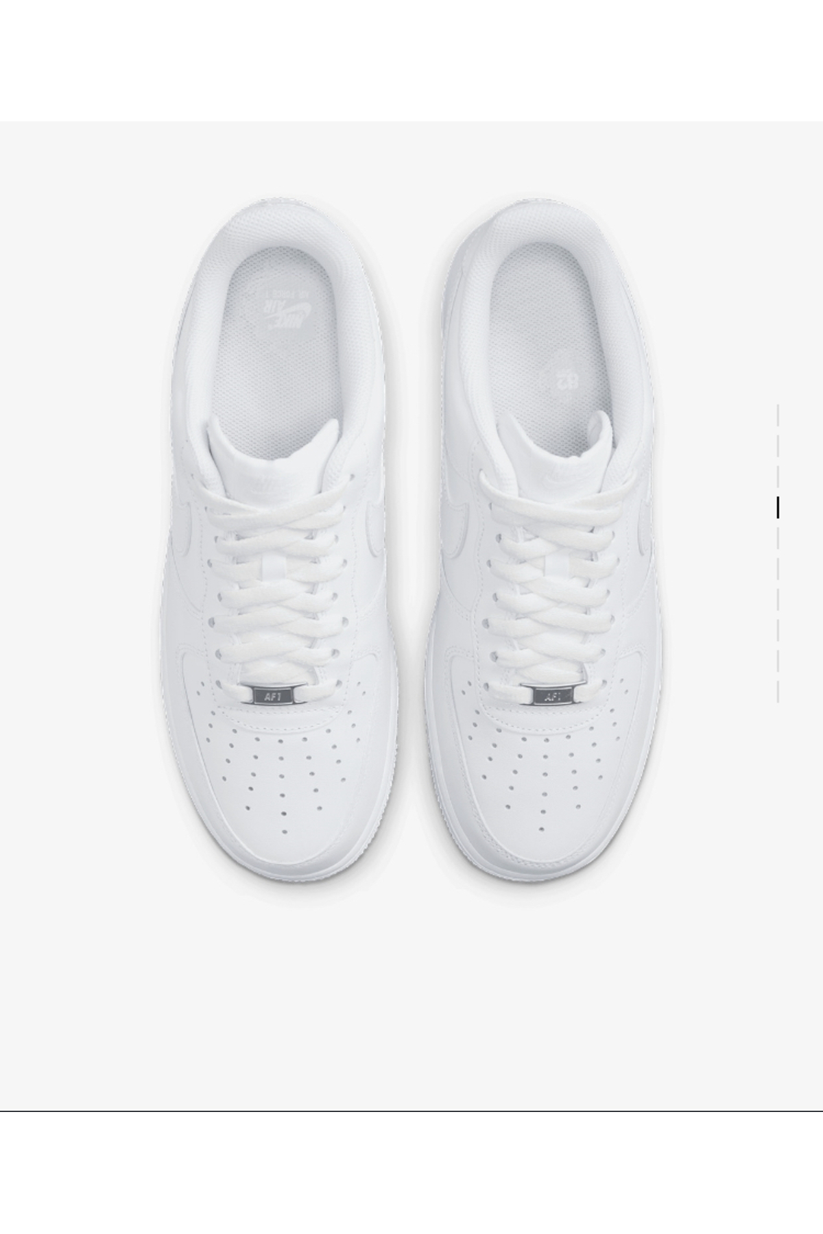 Nike Air force 1 ‘07 Beyaz unisex Sneaker görsel 4