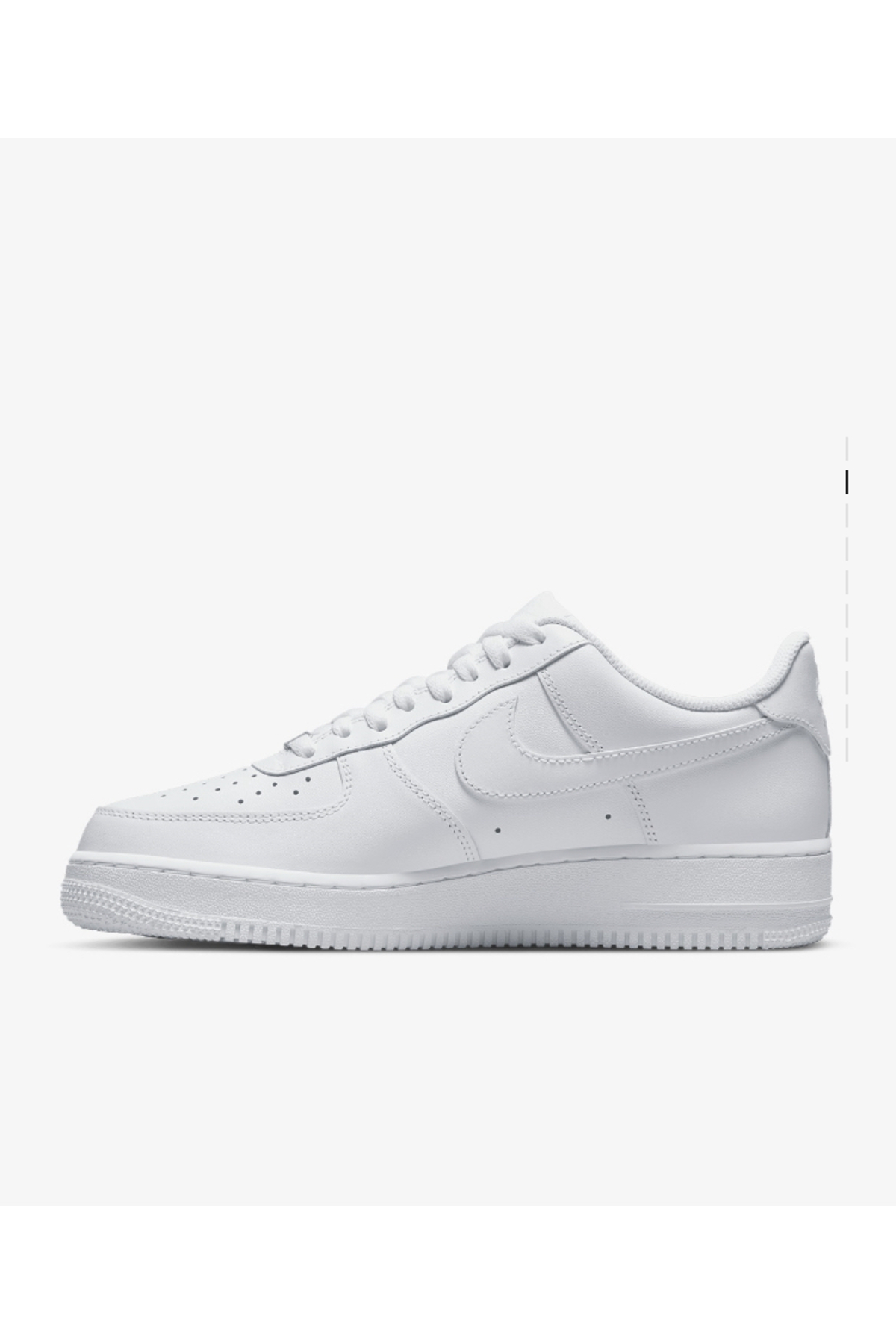 Nike Air force 1 ‘07 Beyaz unisex Sneaker görsel 3