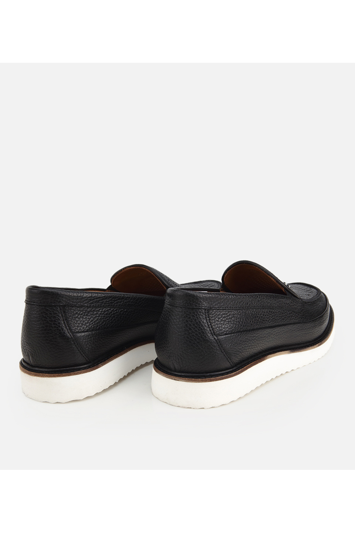 Hotiç Erkek Deri Siyah Delikli Hafif Tabanlı Klasik Loafer görsel 4