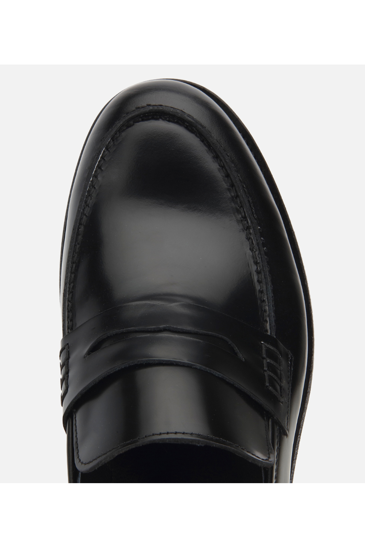 Hotiç Erkek Açma Deri Siyah Kalın Tabanlı Klasik Loafer görsel 5