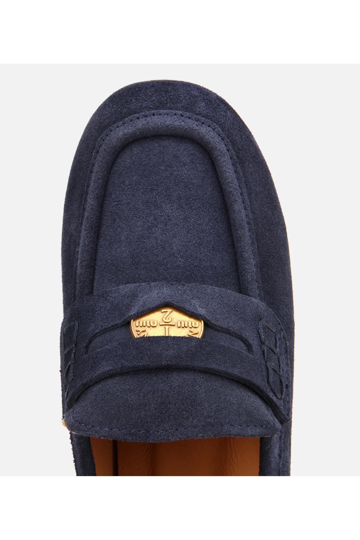 Hotiç Kadın Süet Deri Lacivert Klasik Loafer görsel 5
