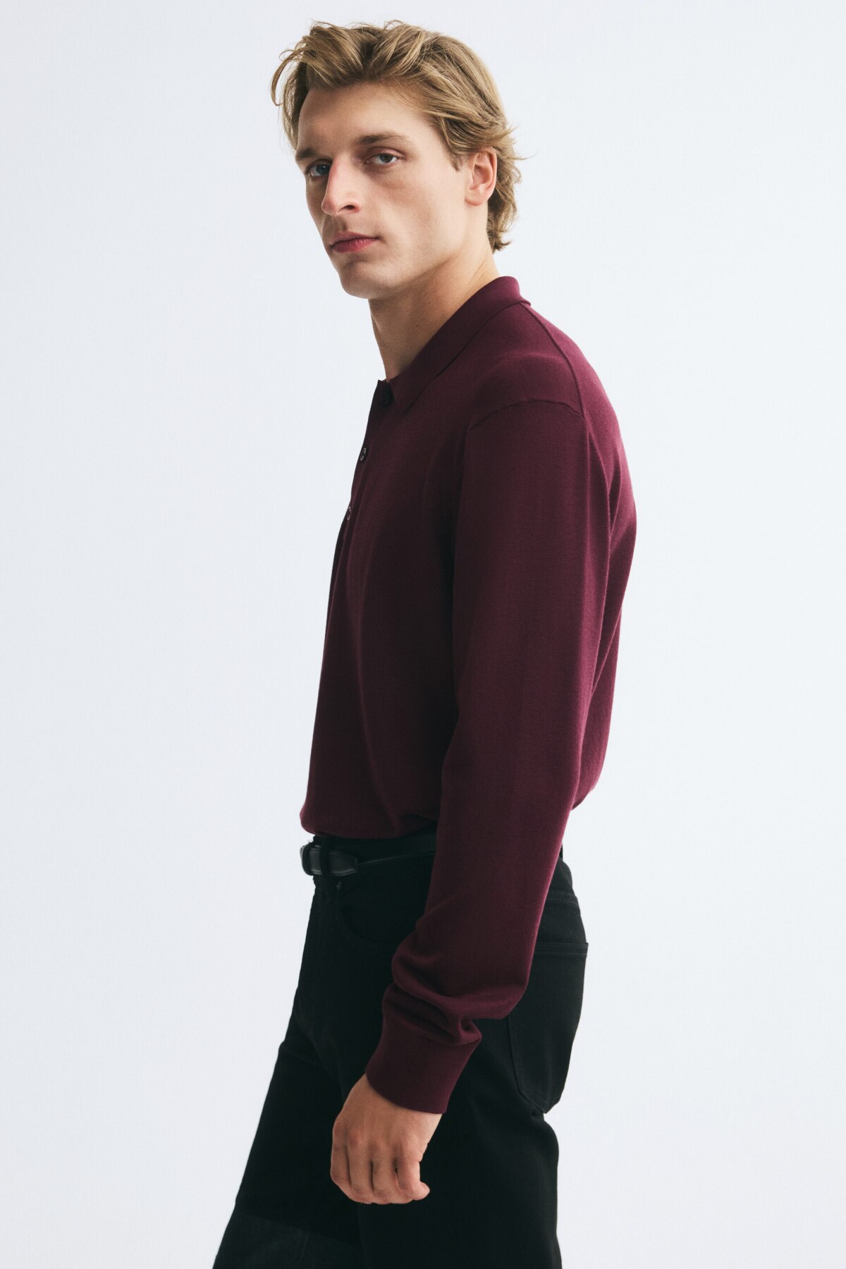 H&M Triko Polo Üst Regular Fit görsel 6