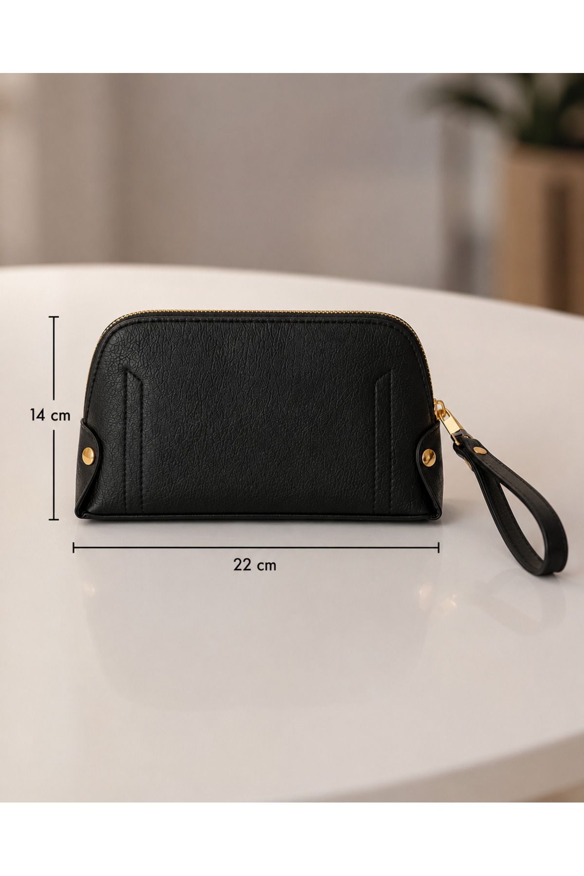 lizy's Kadın Portföy El Çantası Bilek Askılı Şık Portföy Clutch Çanta % 100 YERLİ ÜRETİM görsel 2
