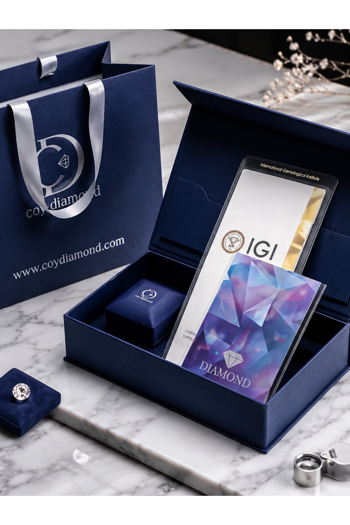 Coy Diamond 1.50 ct Oval Lab Grown Pırlanta Yüzük 14 Ayar Sarı Altın görsel 4