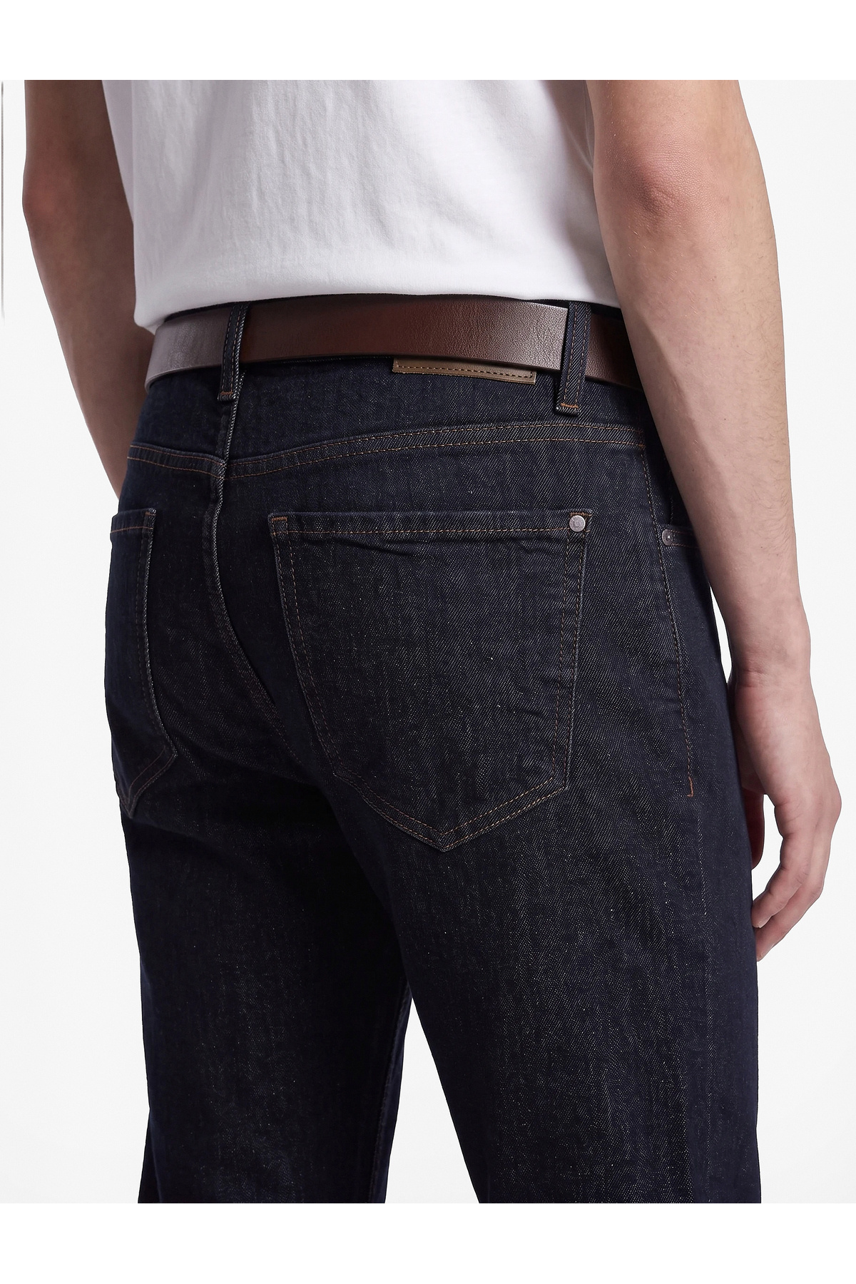 Koton Normal Bel Pamuklu Straight Fit Jean Pantolon - Mark Jean görsel 4