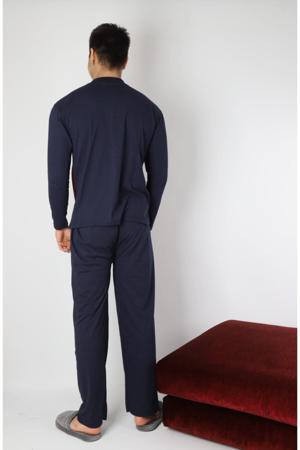Rimoli %100 Pamuklu Jakarlı Süprem Erkek Pijama Takım 1001 görsel 8