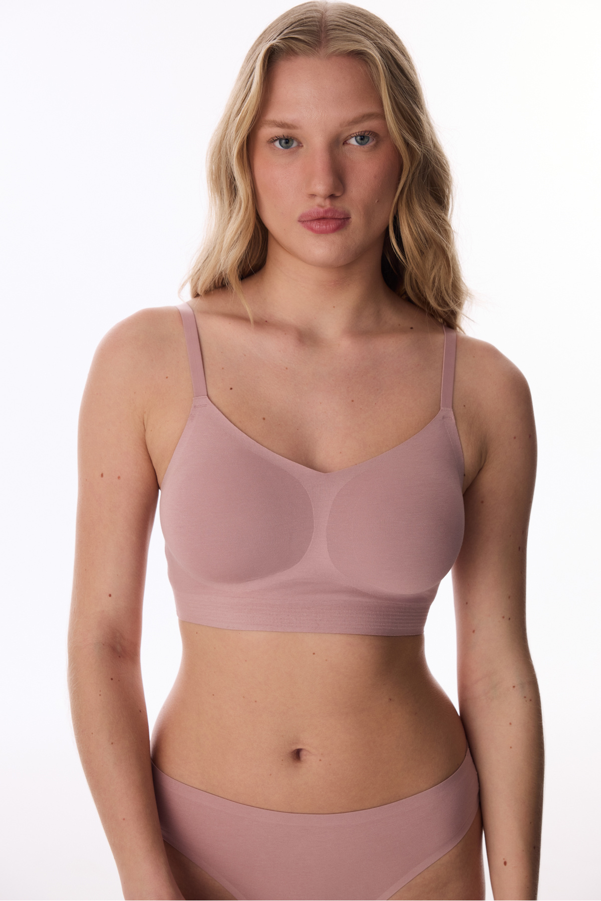 Kirli Pembe Dikişsiz Balensiz Bralet