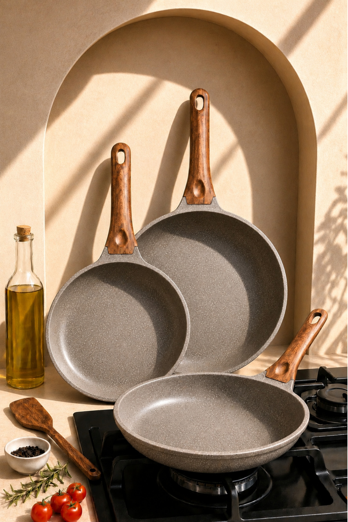Enza TriForge 3'lü Döküm Tava Seti 20-24-28 Cm - Fiyatı, Yorumları