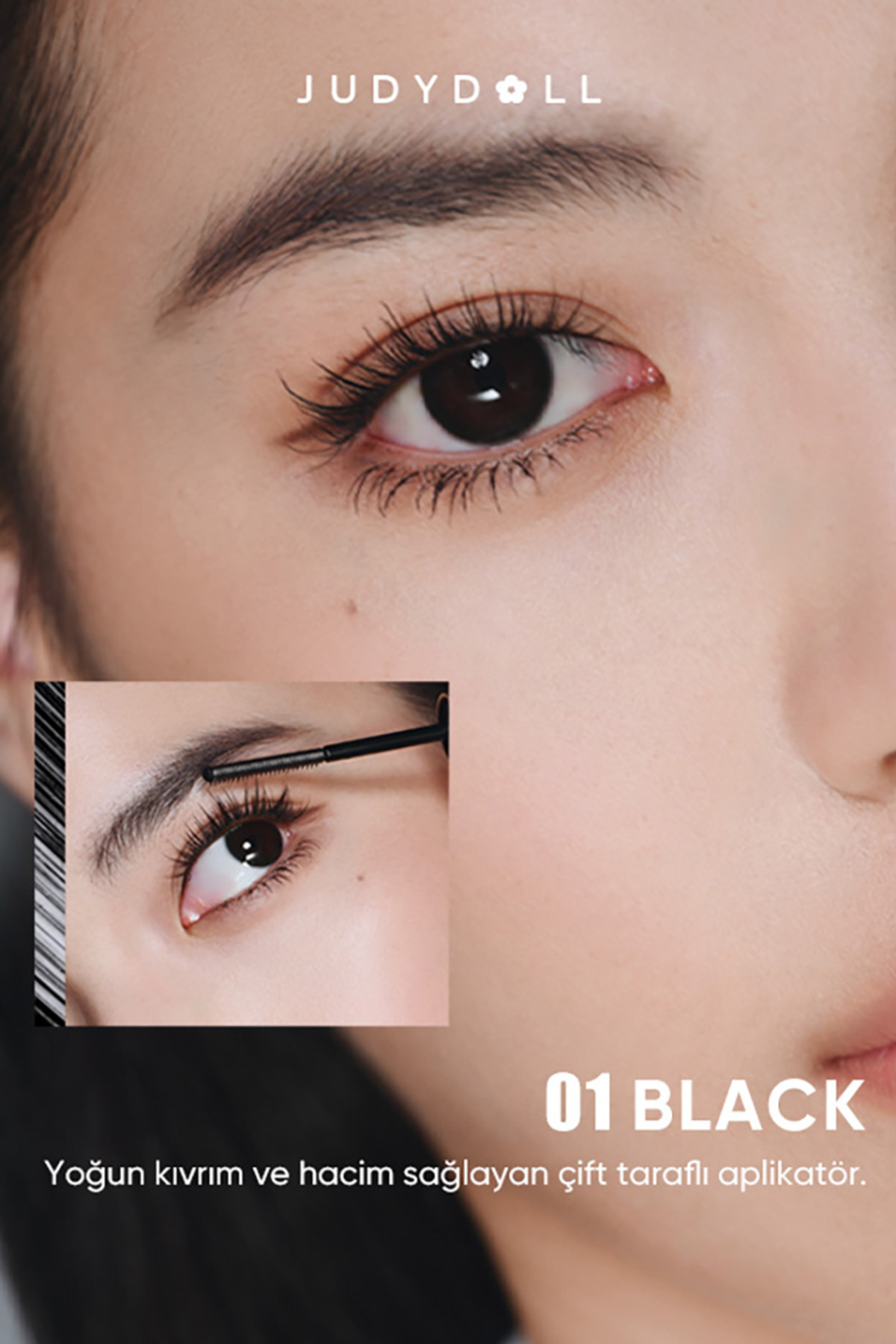 Feather Lash Iron Maskara No:02 Black / Siyah | Ultra İnce Metal Fırça | Uzatıcı & Hacim Veren — مشکی 6976436776670 — تصویر 2 از 6