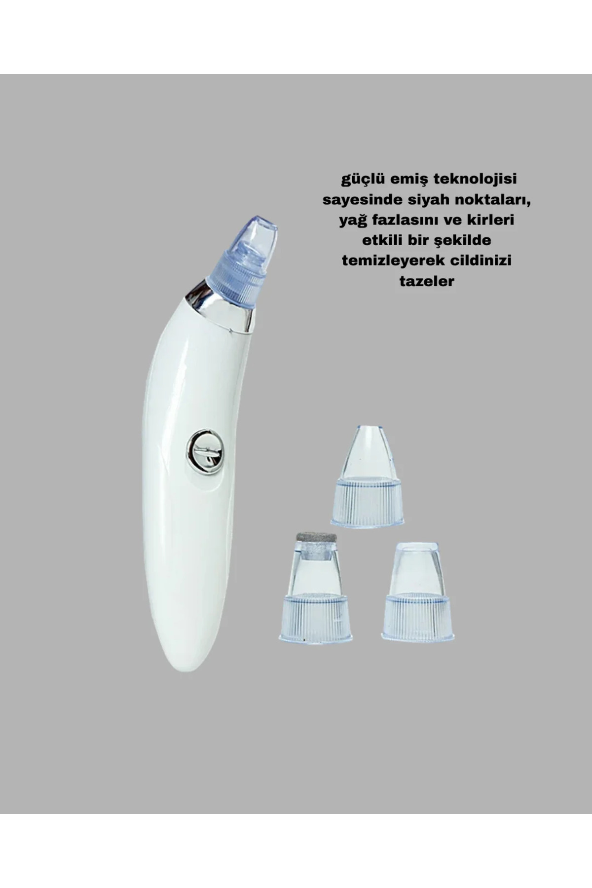 Dermaroller ve Vakumlu Siyah Nokta Temizleme Cihazı 2’li Cilt Bakım Seti — BGMLMSSTR000000275 — تصویر 2 از 3