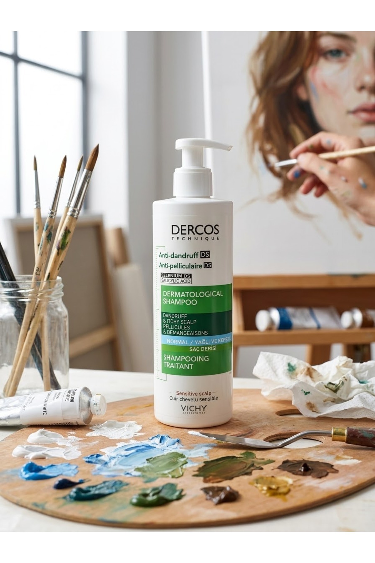 DERCOS Anti dandruff Kepek Karşıtı Şampuan 390 ml — Tgffyetuıop123 — تصویر 2 از 2