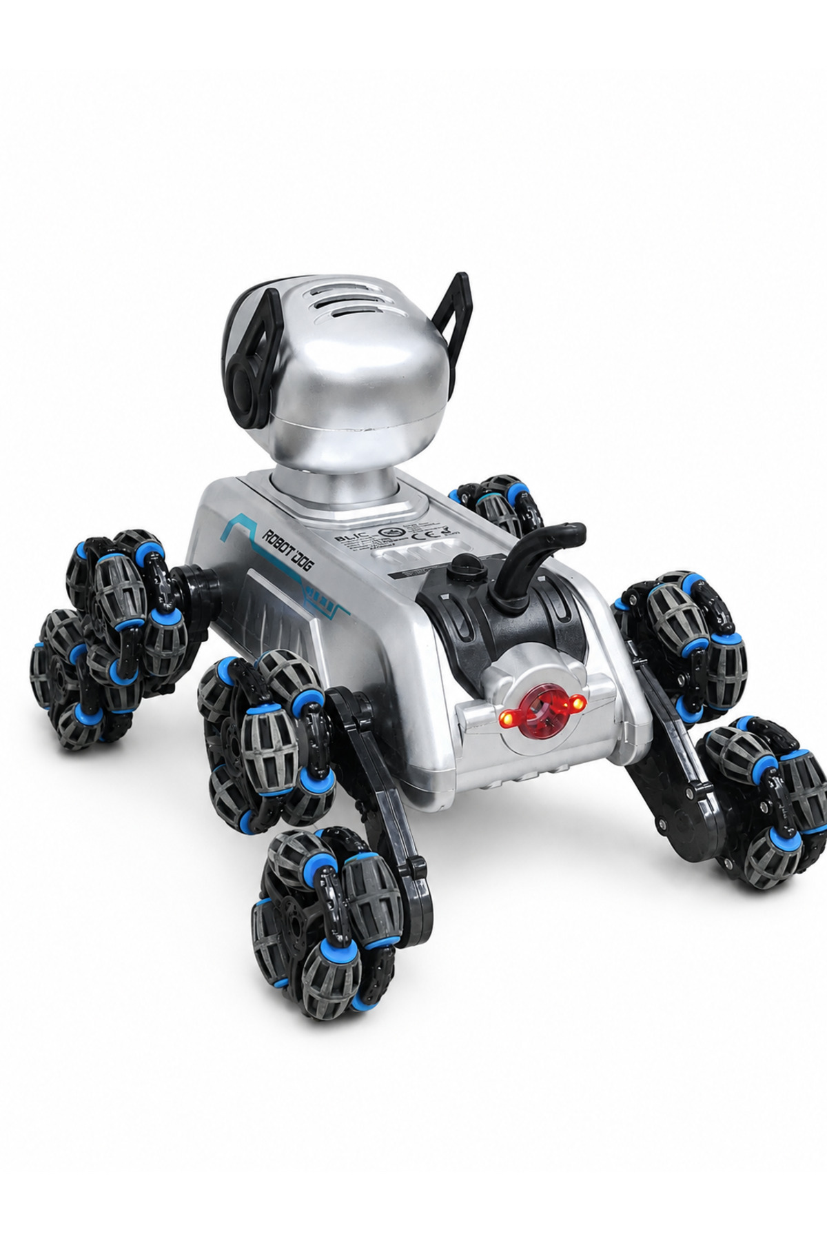 BRB2 AI Akıllı Robot Köpek - 360° Hareketli, Uzaktan ve Bilekten Kontrollü, Işıklı Sesli ve Sprey Efektli