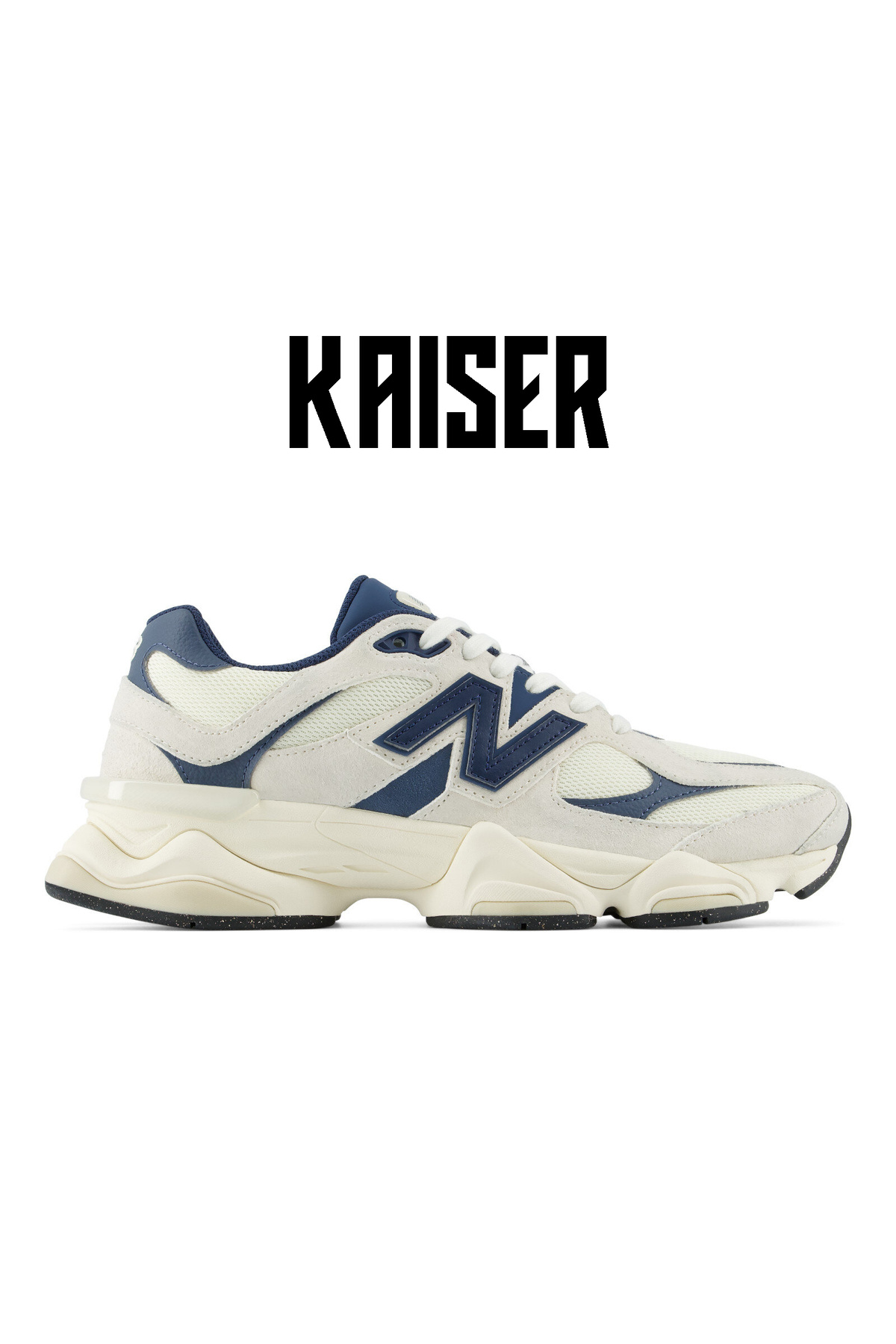 کفش کتانی بژ یونیسکس 'سرمه‌ای با کتان' 9060 نیو بالانس کفش اسنیکر New Balance