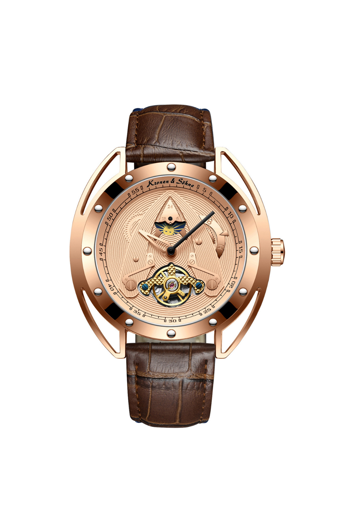 Kronen & Söhne Kronen&Söhne Aegis Imperial Rose Gold Erkek Otomatik Mekanik Kol Saati