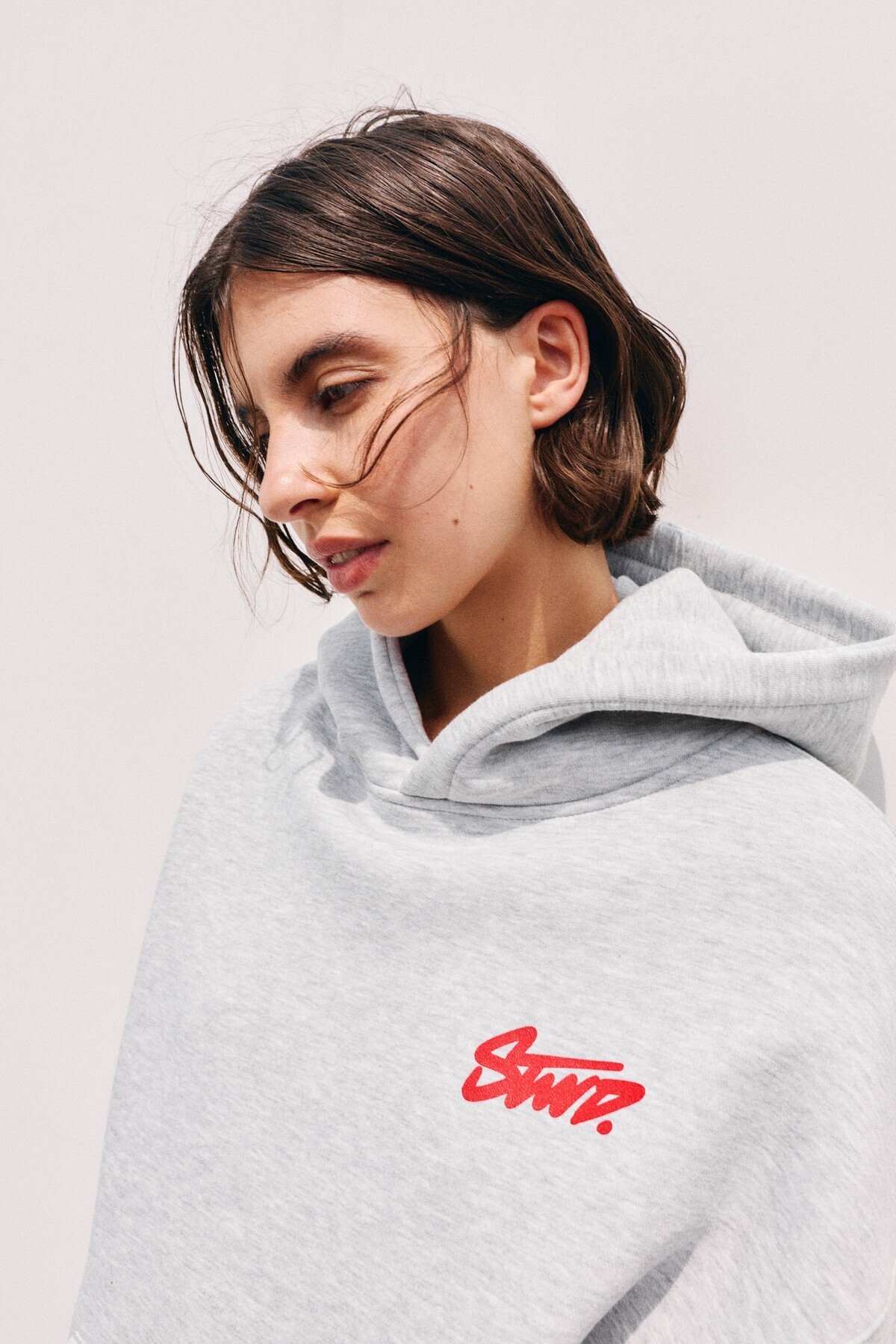 Pull & Bear STWD kapüşonlu sweatshirt görsel 5