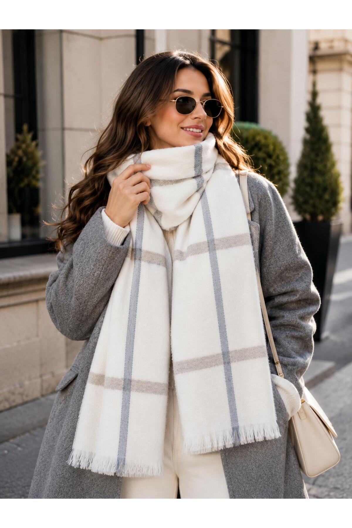 Wearflawless Unisex Kalın Yumuşak Atkı, Yumuşak Atkı, Kışlık Trend Atkı görsel 3
