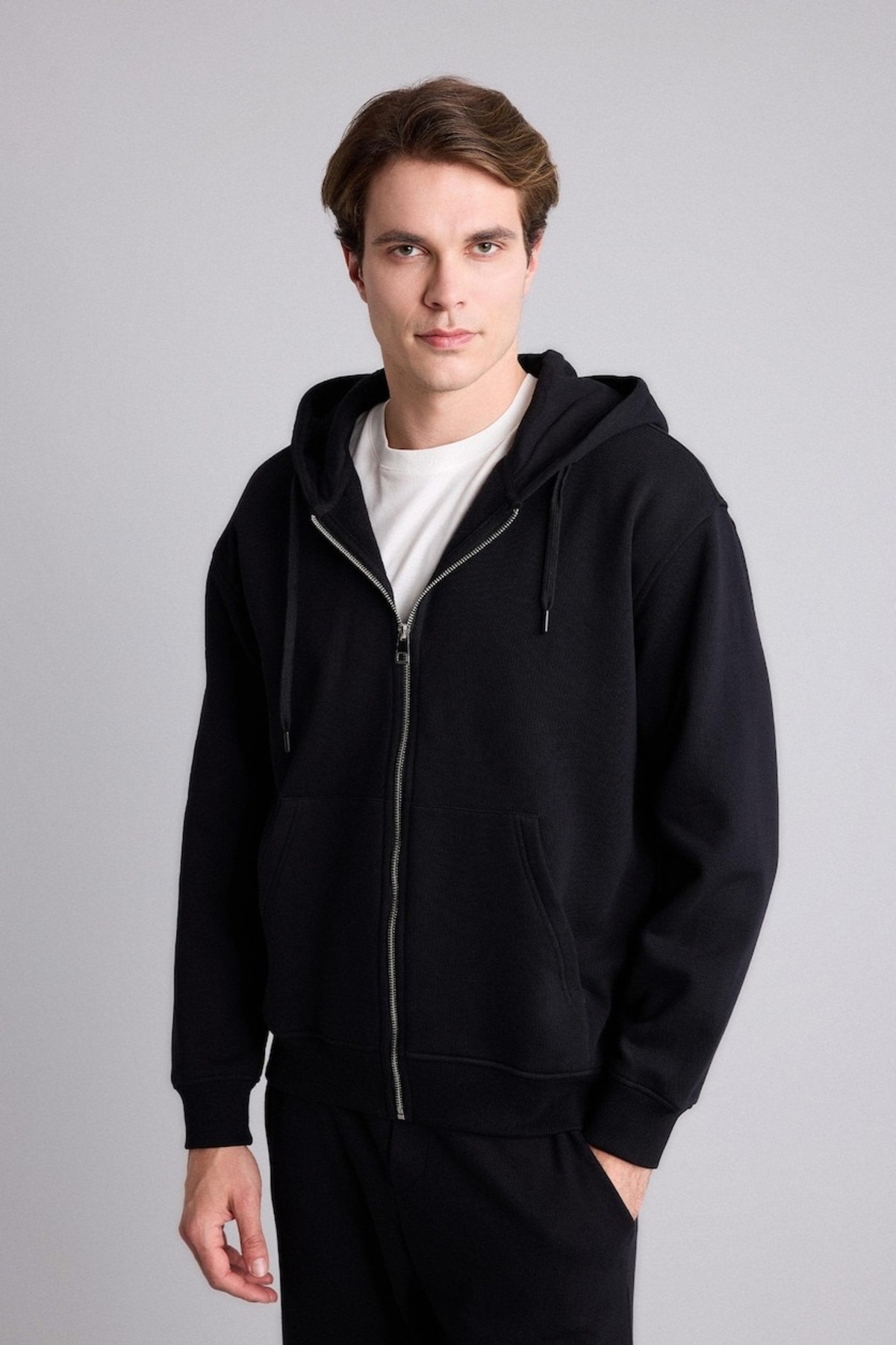 DeFacto Erkek Hırka D7599AX/BK81 BLACK