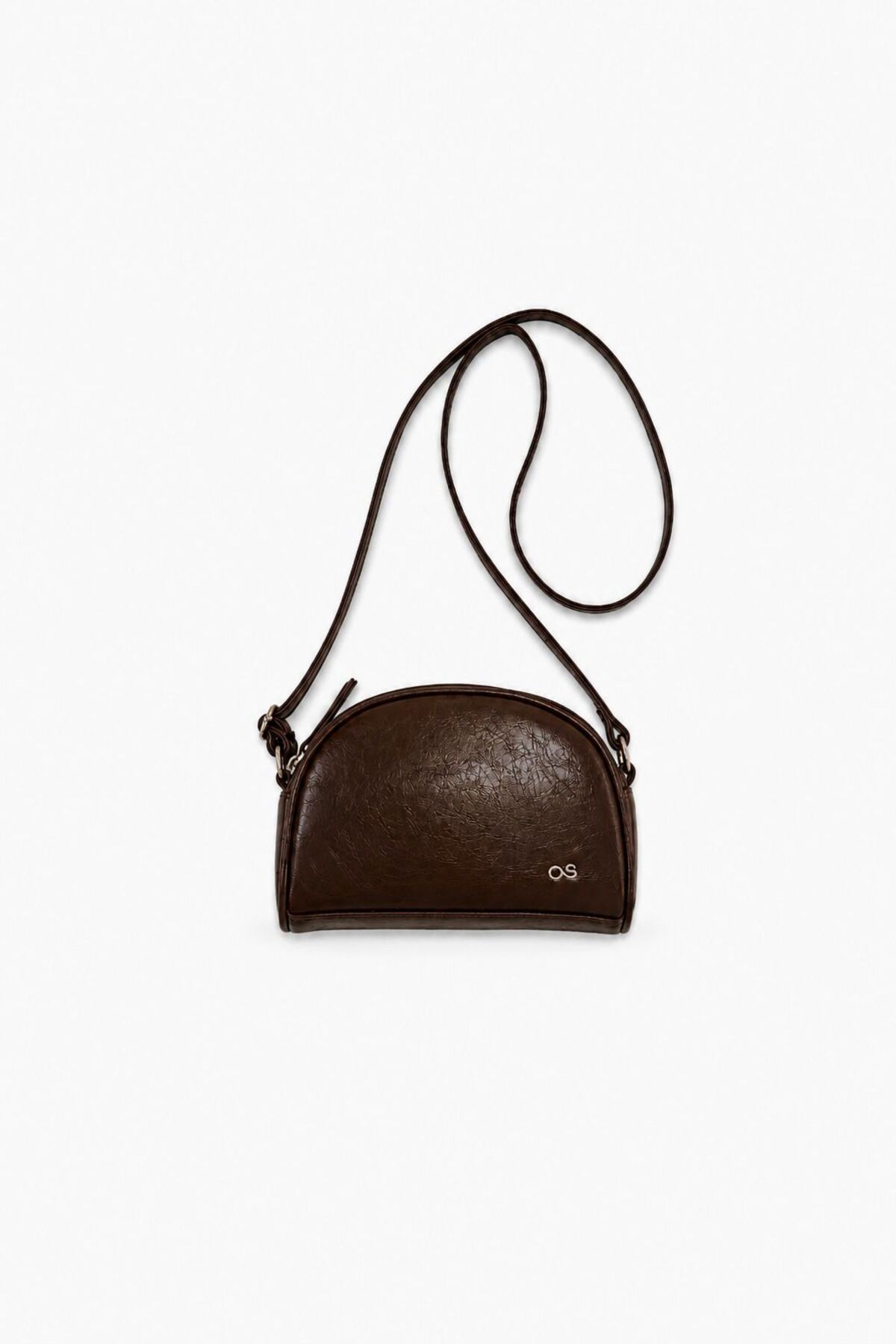 Çantacımstore Mini Basic Çapraz Askılı Çanta 2'li Kahverengi-Siyah görsel 5