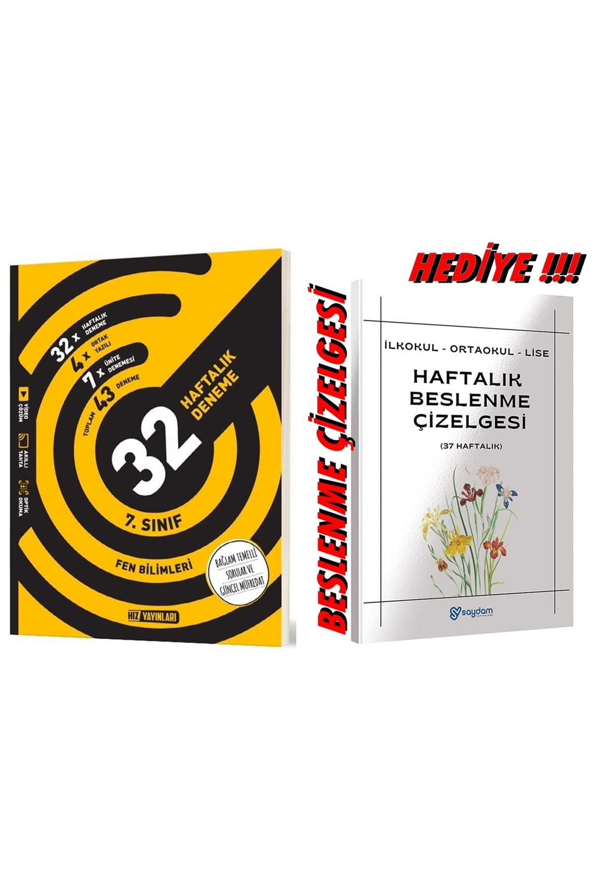 Hız Yayınları 7.SINIF FEN BİLİMLERİ 32 HAFTALIK DENEME 2026-2027