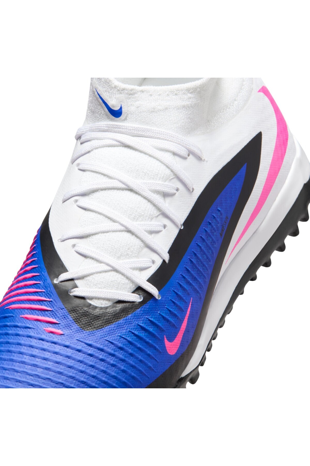 Nike Phantom 6 High Academy Tf Erkek Mavi Halı Saha Ayakkabısı HQ2277-446 görsel 3