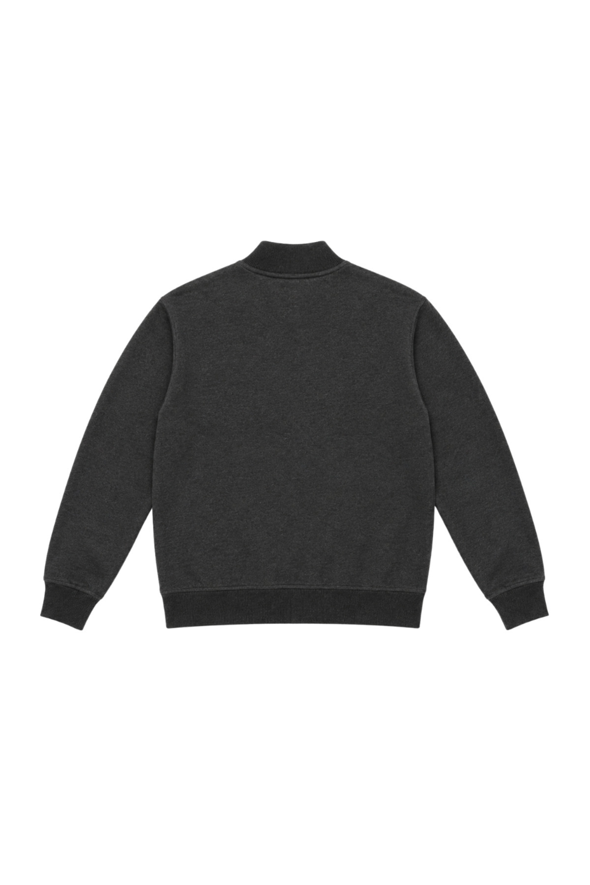BattalModa Erkek Büyük Beden Antrasit Pixel Cepli Triko Hırka 5XL-6XL-7XL-8XL görsel 5