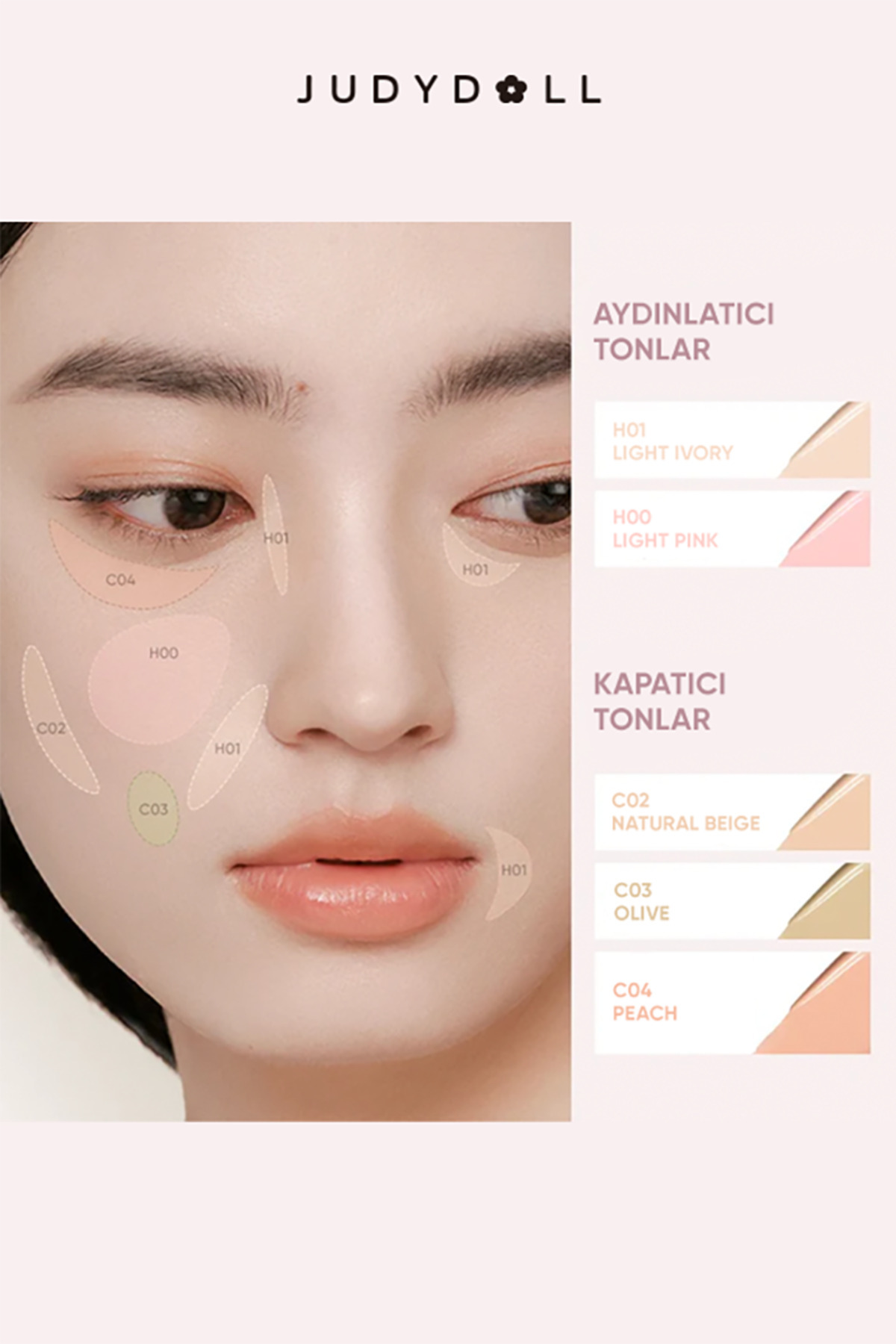 Brightening Concealer Liquid Aydınlatıcı Likit Kapatıcı C03 Olive — بژ AU26000091 — تصویر 6 از 8