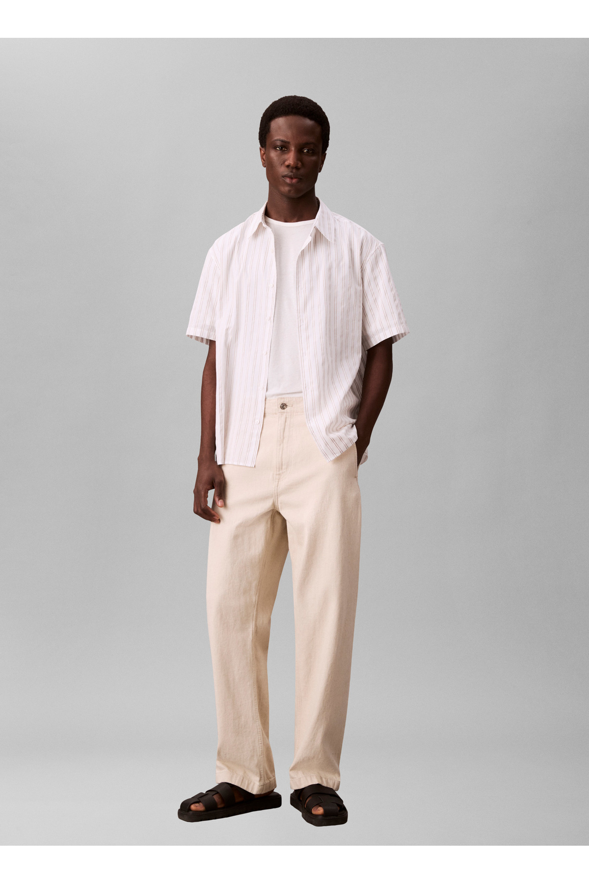تیشرتمردانهCalvin Kleinسفید