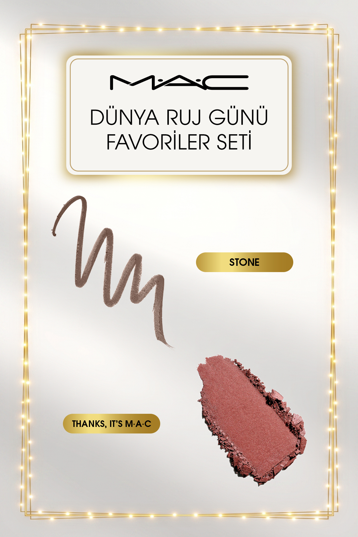 ست محبوبات روز جهانی رژ لب: Stone & Thanks, It's M·A·C