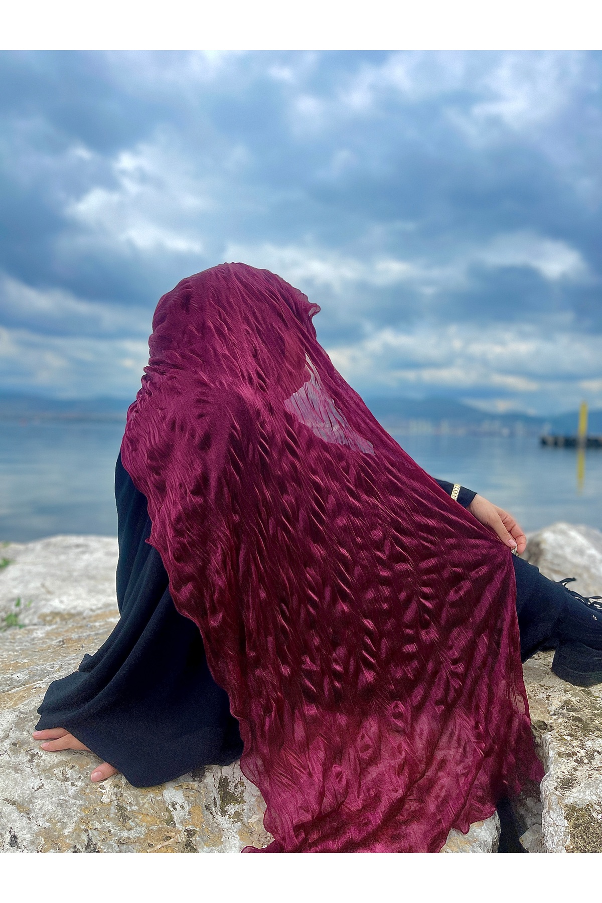 Cakir collection Kıvırcık şal görsel 2