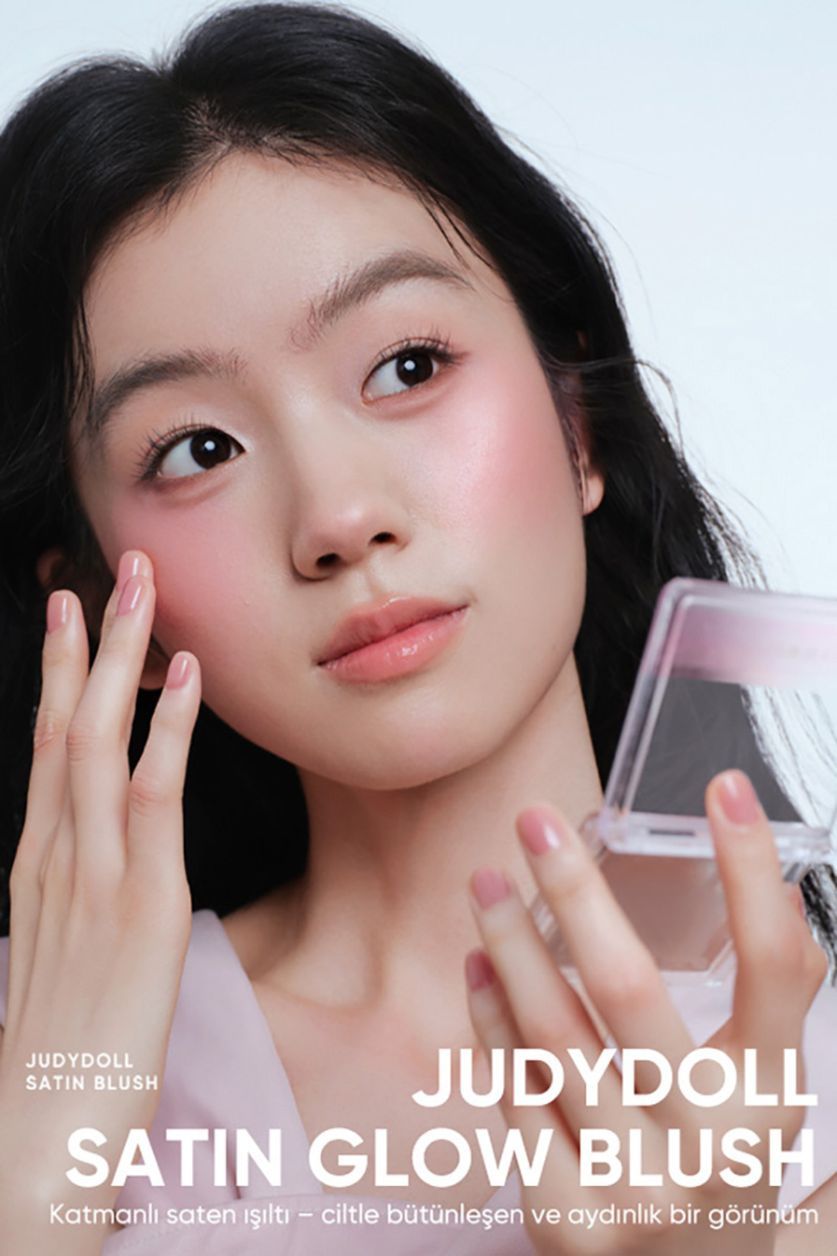 Satin Glow Işıltılı Allık 02 Wavy Pink — صورتی AU2600087 — تصویر 8 از 8