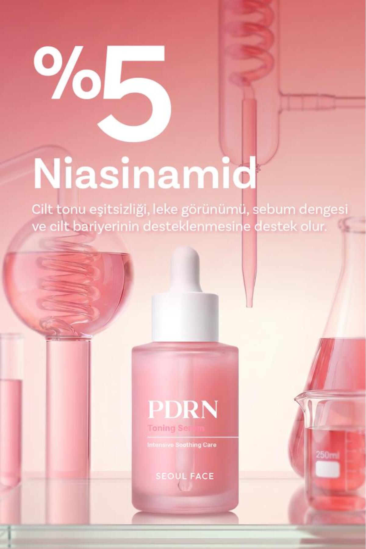 Yaşlanma Karşıtı Leke Karşıtı Nemlendirici PDRN Toning Serum 30 ml — DERMAL/SEOUL/021 — تصویر 4 از 5