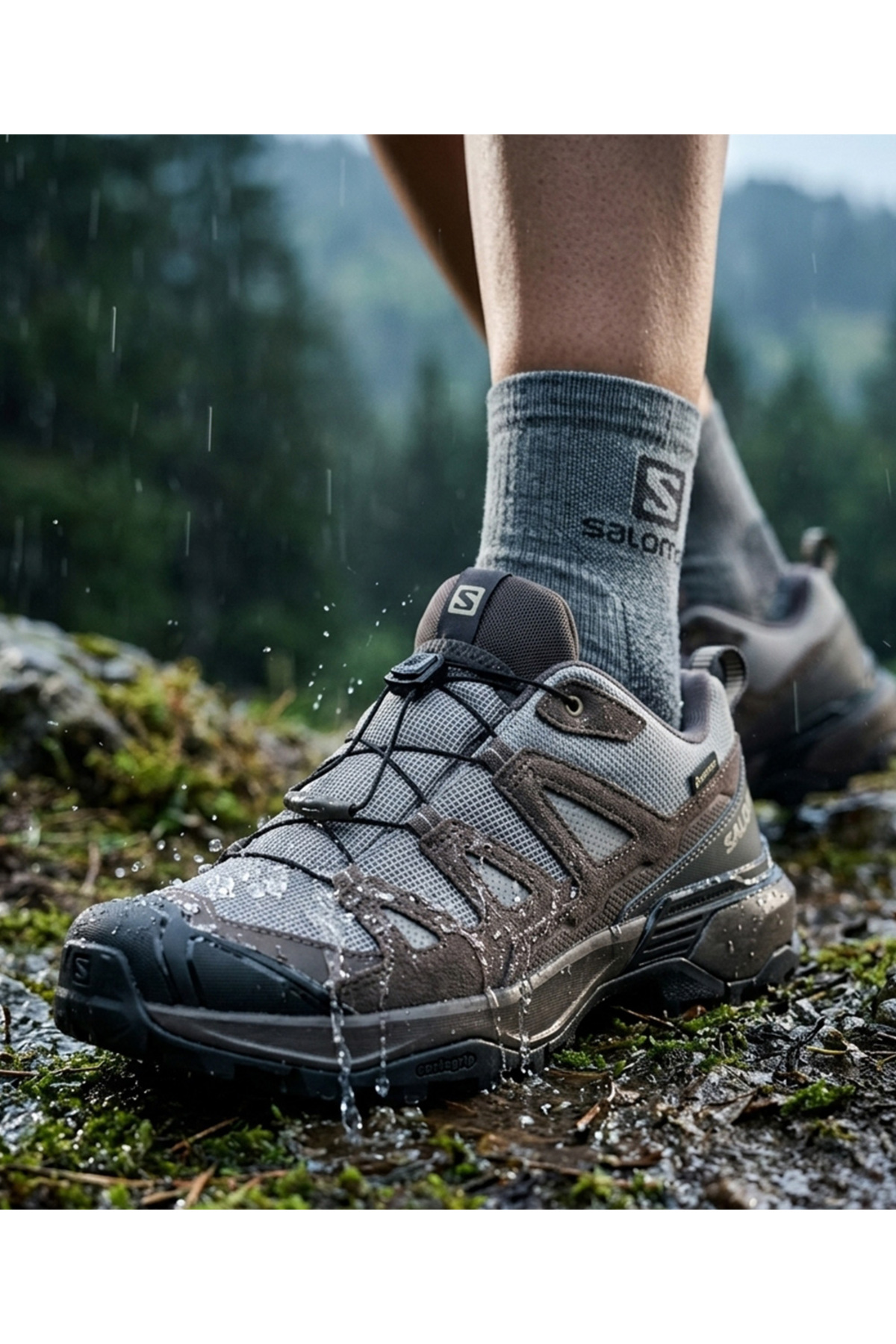 کفش‌های مردانه مخصوص فضای باز X Ultra 360 Leather Gore-Tex (ضد آب) سالومون کفش بیرونی Salomon