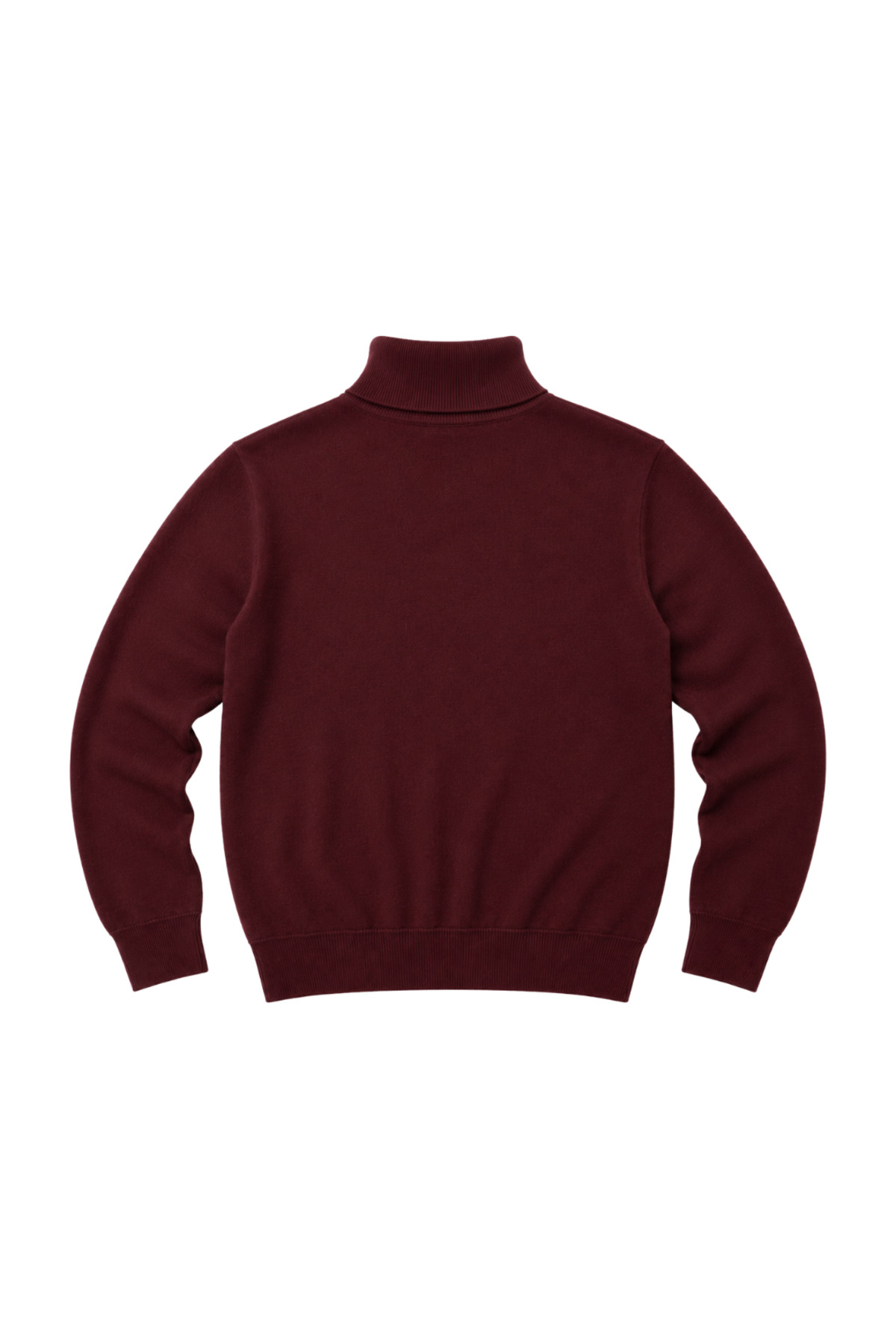 BattalModa Erkek Büyük Beden Bordo Tam Balıkçı Triko Kazak 3XL-4XL-5XL-6XL görsel 5