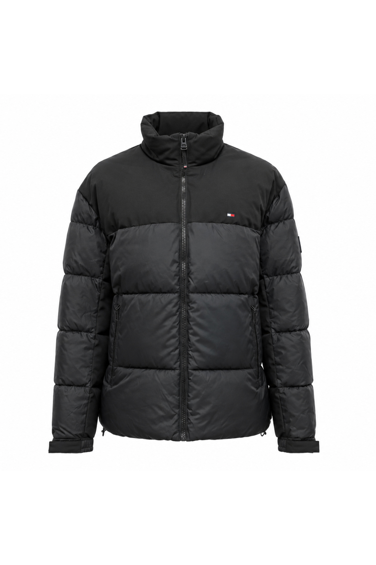 Tommy Hilfiger Mix Media Puffer 154AP164-BLK Erkek Mont Siyah