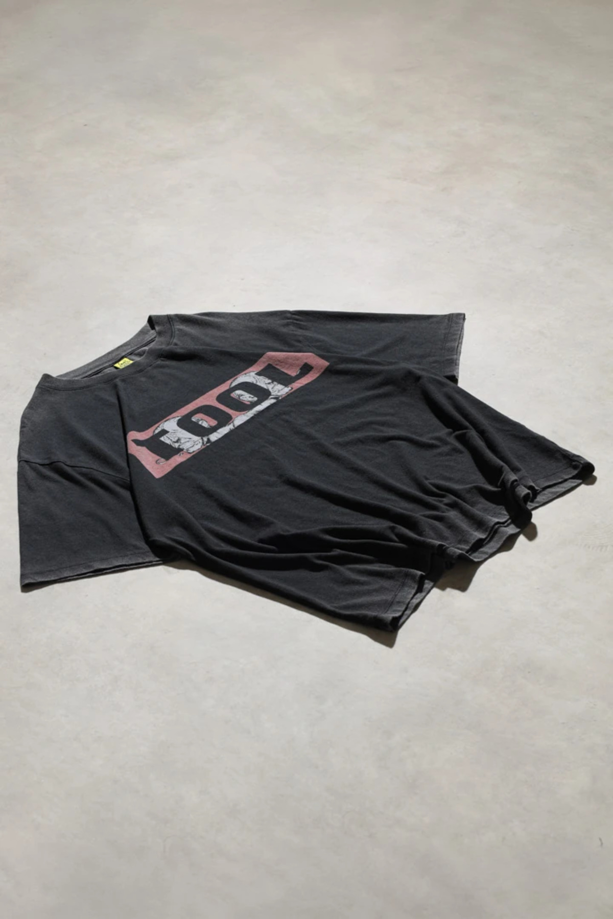 Overdrive Tool Medicine Twins Oversize Tersten Acid Yıkamalı Unisex Siyah Kısa Kol Tshirt görsel 3