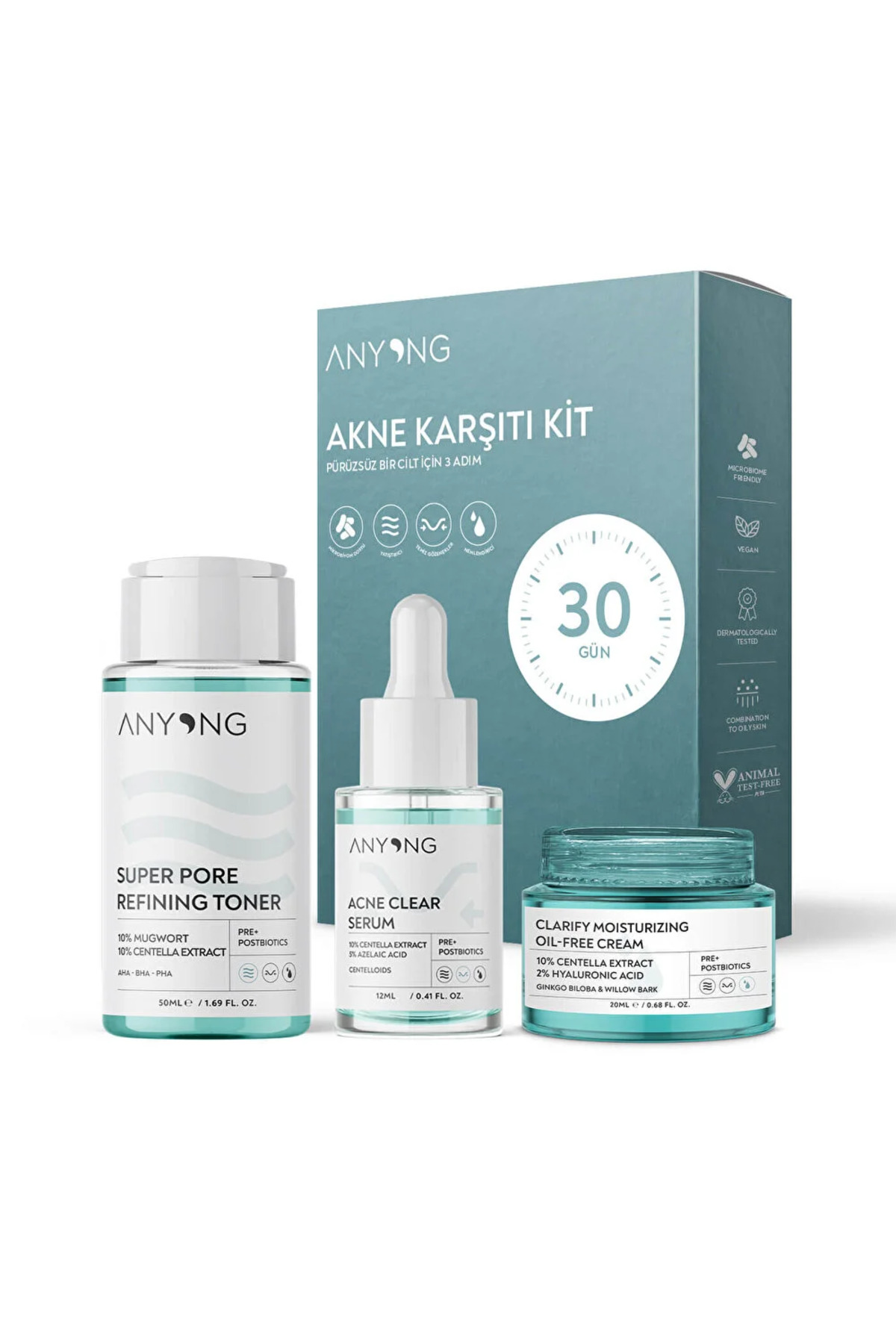 Anyong Care Anyong Akne ve Gözenek Karşıtı Kit 1 Adet — mjhug