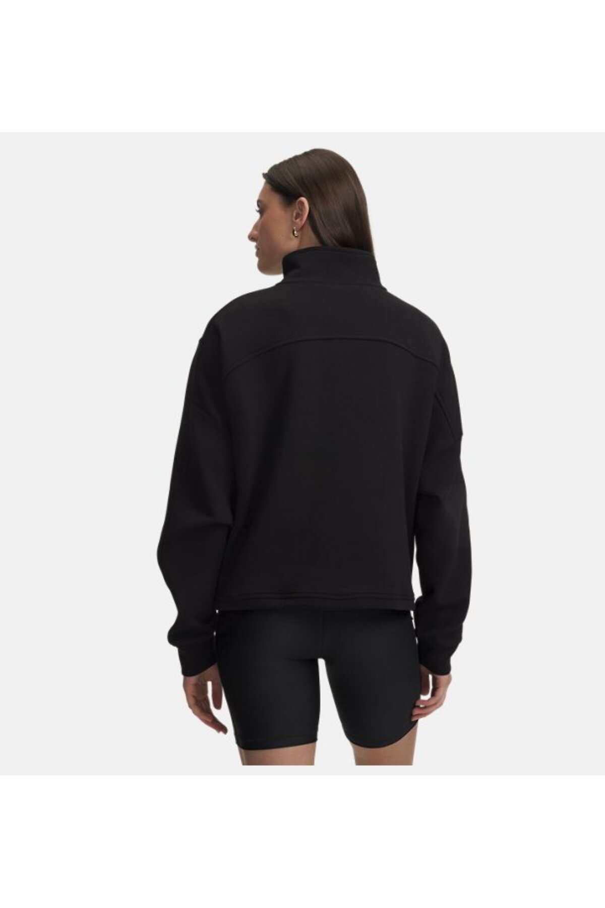 Under Armour Kadın UA Unstoppable Fleece Yarım Fermuarlı Sweatshirt görsel 2