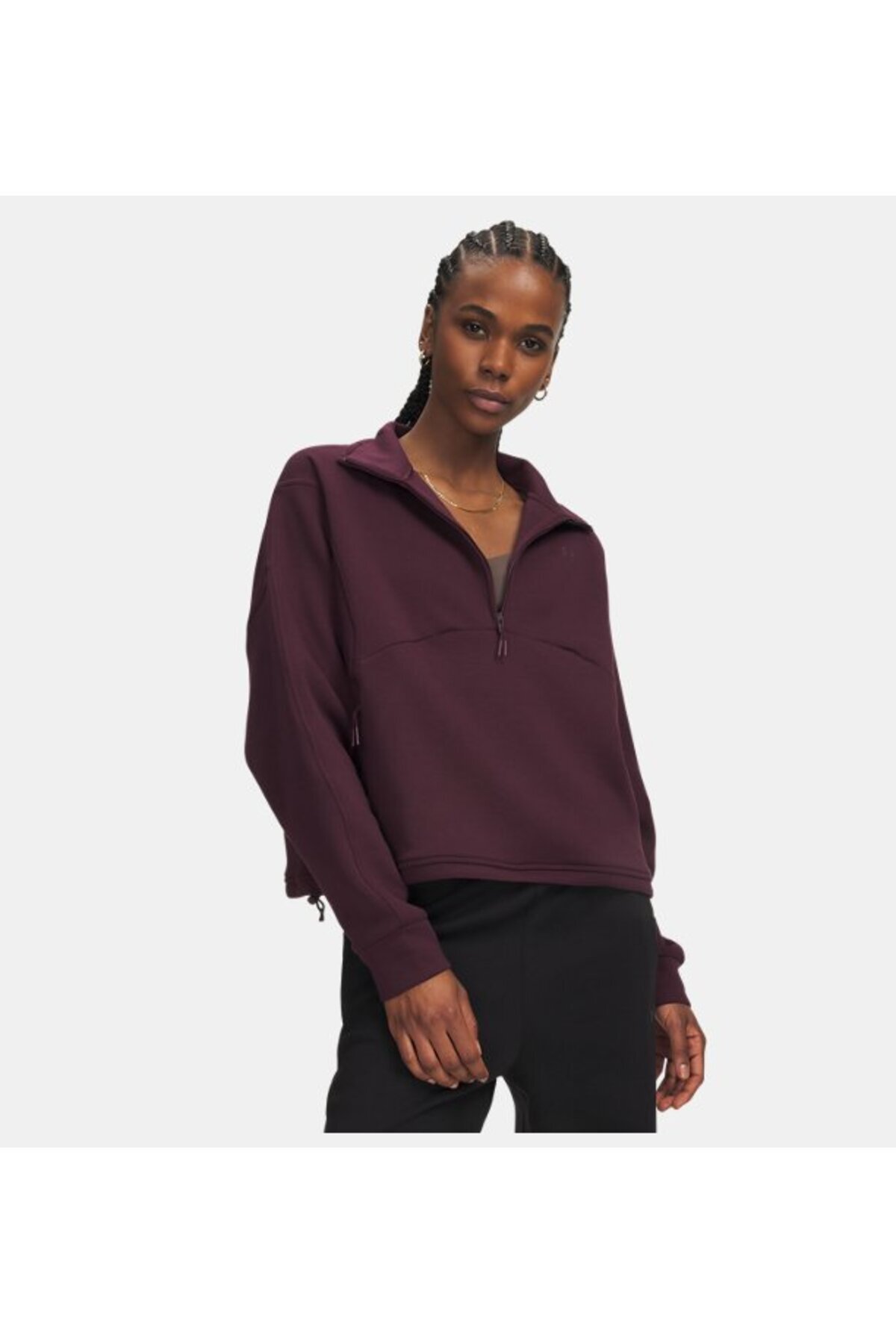 Under Armour Kadın UA Unstoppable Fleece Yarım Fermuarlı Sweatshirt