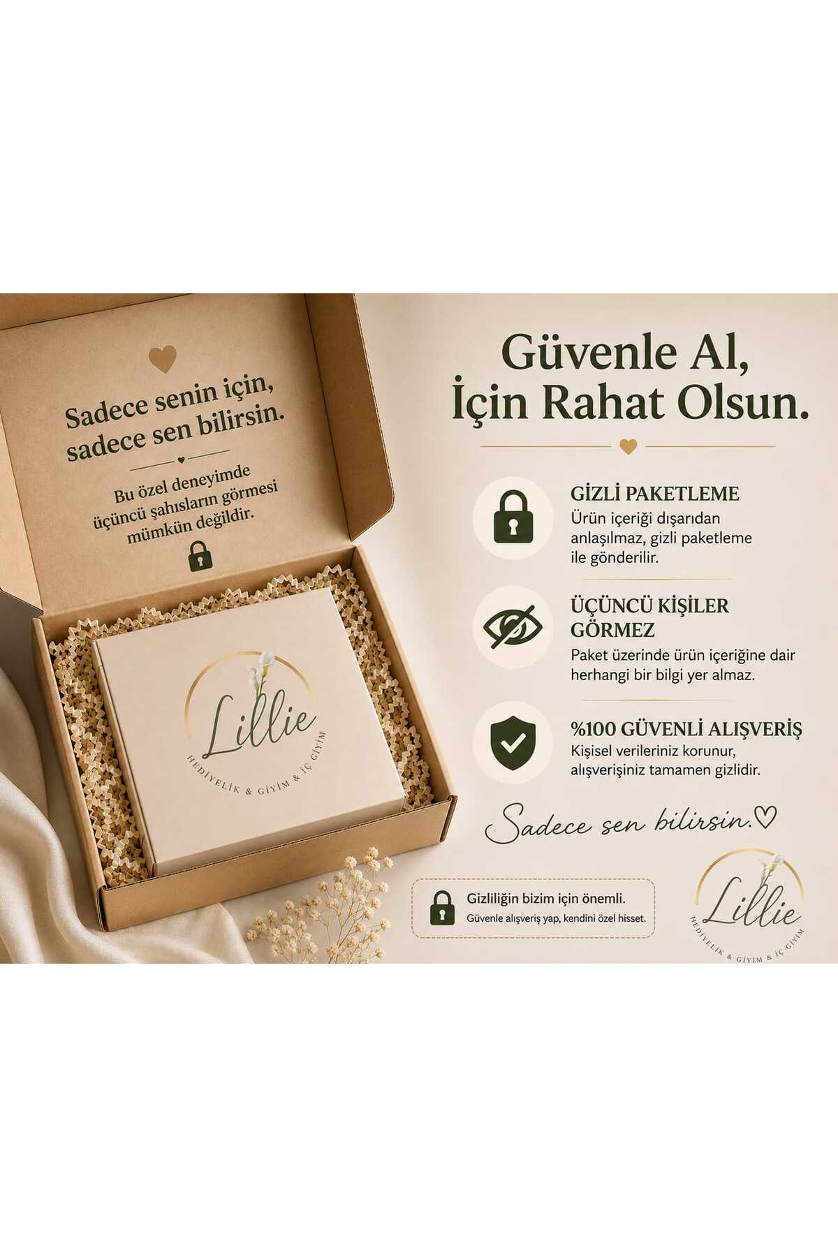 Lillie Lily Bianca saten fantezi gecelik (466) detay