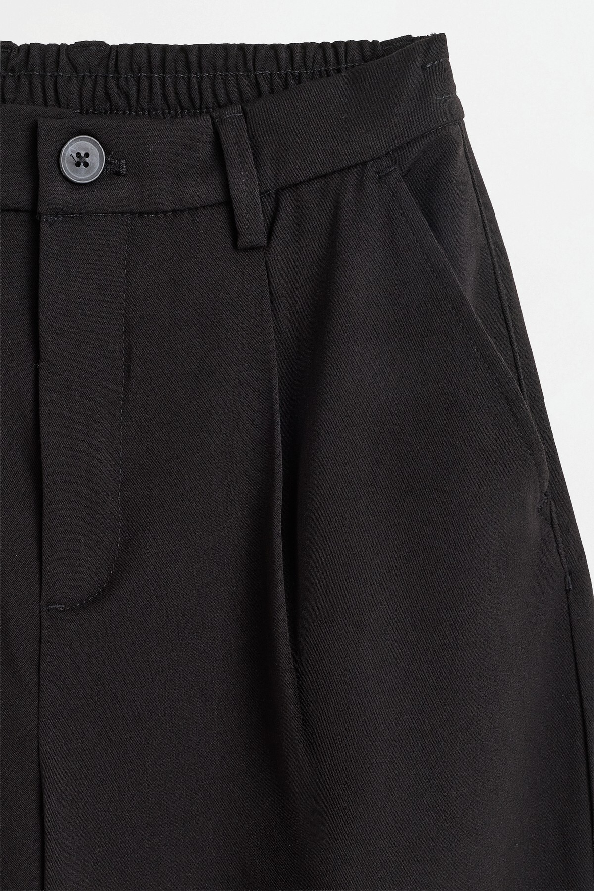 Tailored fit geniş paça pantolon — مشکی G000C750324612 — تصویر 7 از 8