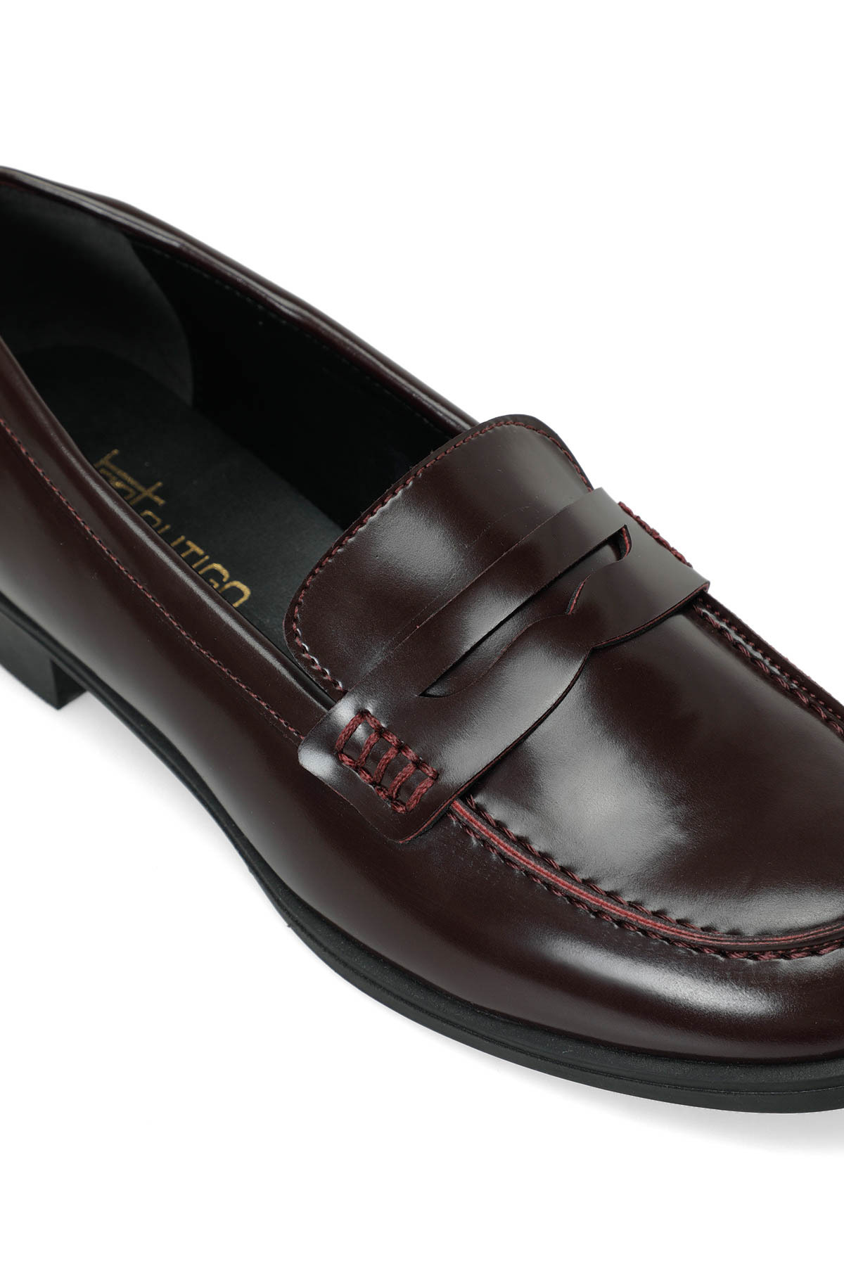 Butigo 26K-213 Bordo Kadın Loafer görsel 7