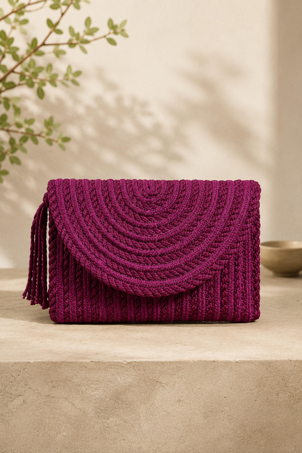 MaVaux El Geçirme Detaylı Zarf Portföy Clutch Çanta görsel 2