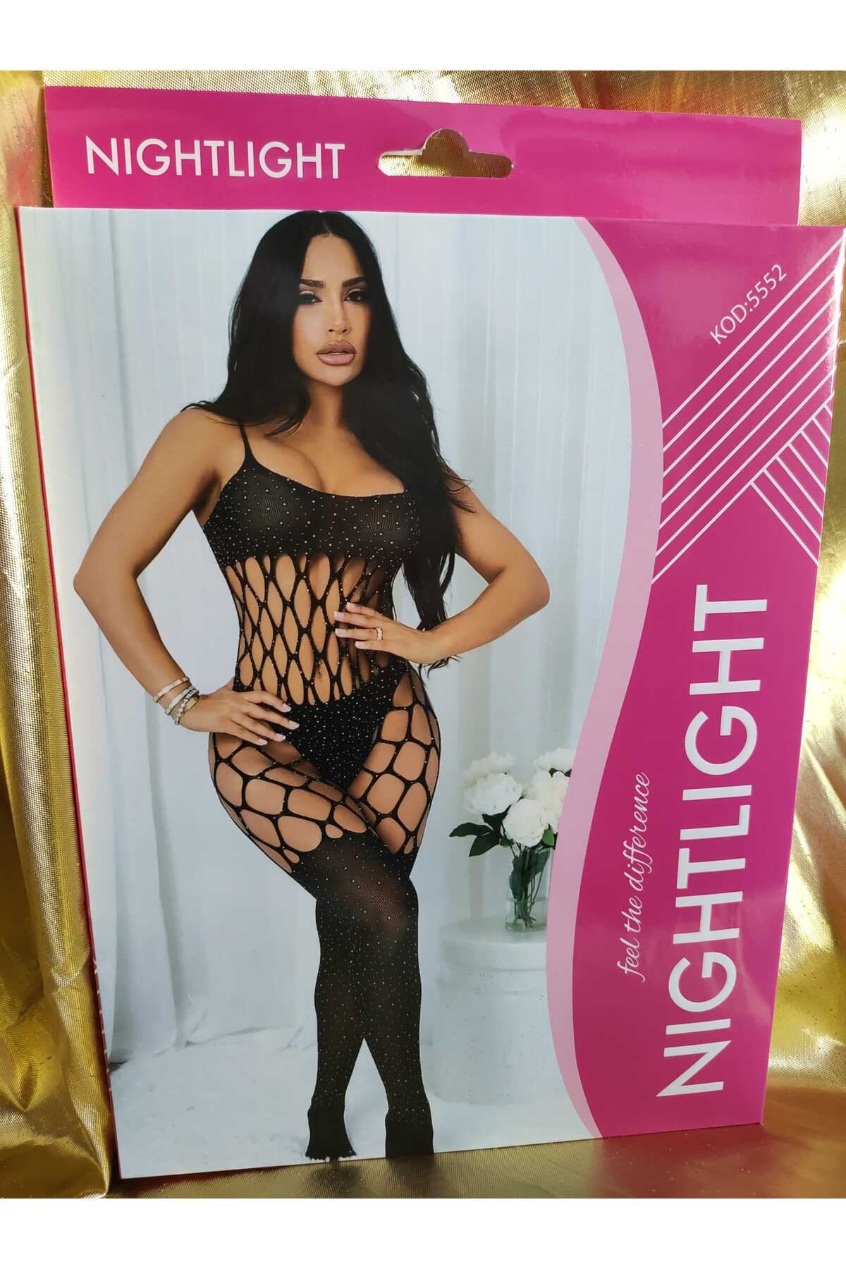 Lillie Nightlight vücut çorabı detay